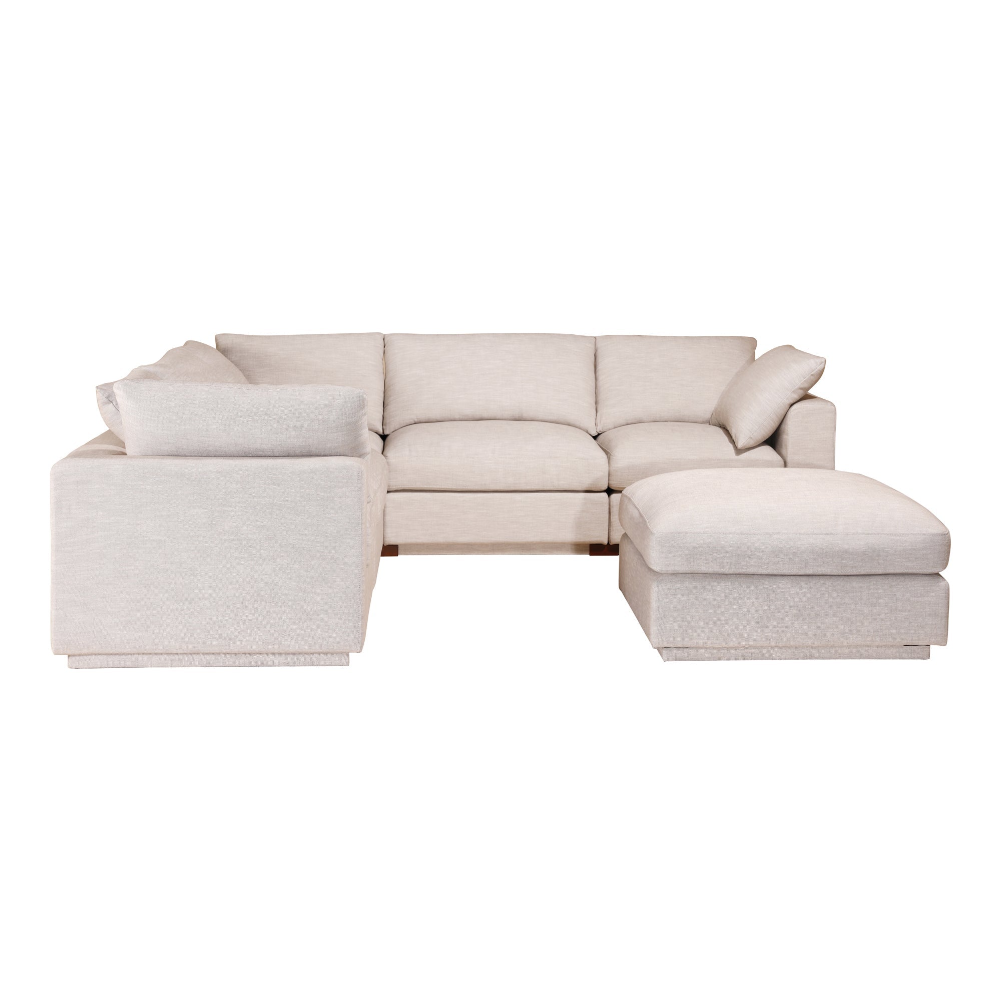Moe's Home Collection Justin Grey Modular Sectional - Image 3