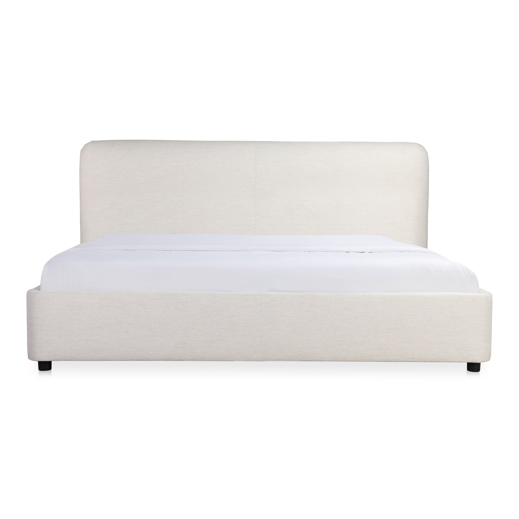 Moe's Home Collection Samara Cottage Linen King Bed - Image 2