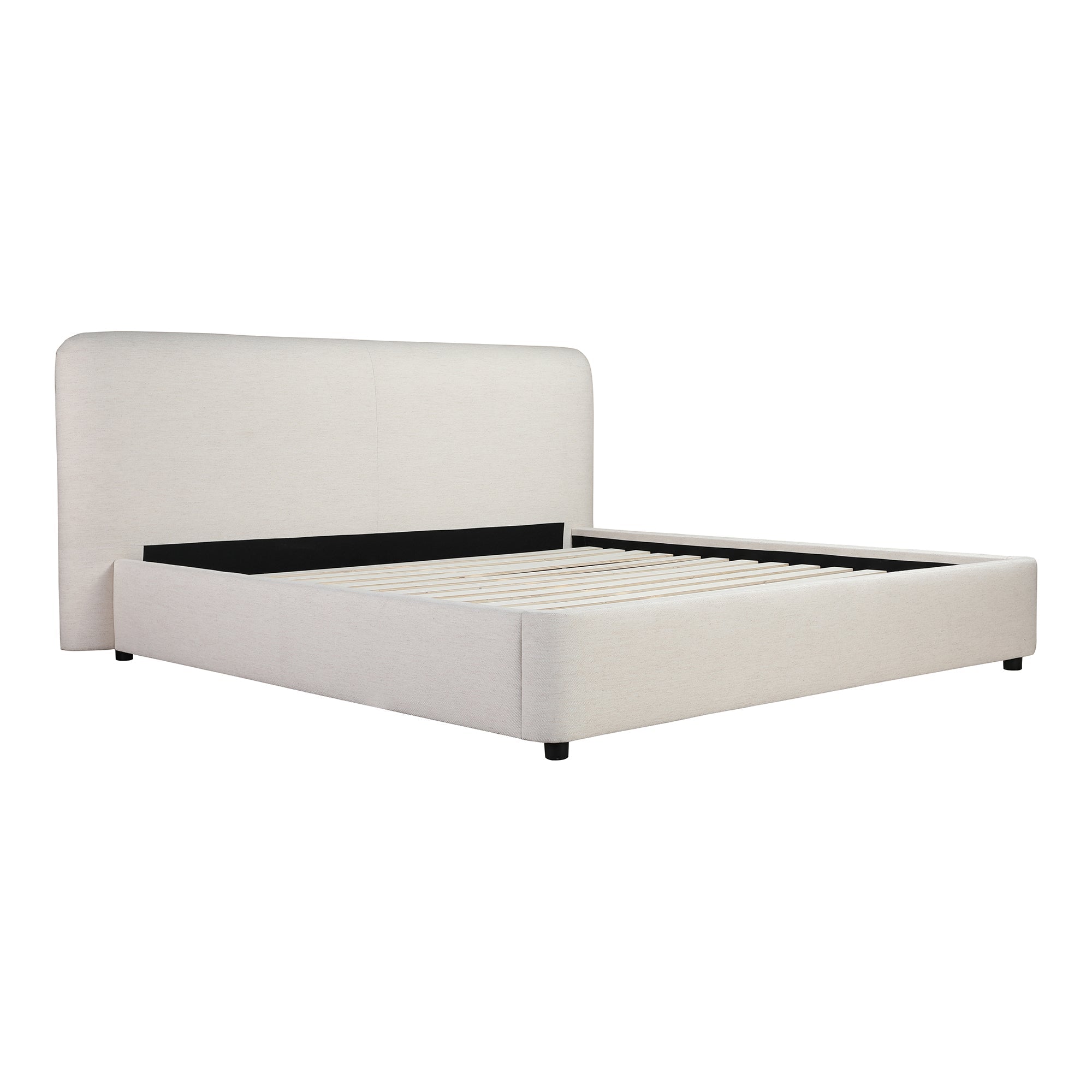 Moe's Home Collection Samara Cottage Linen King Bed - Image 3