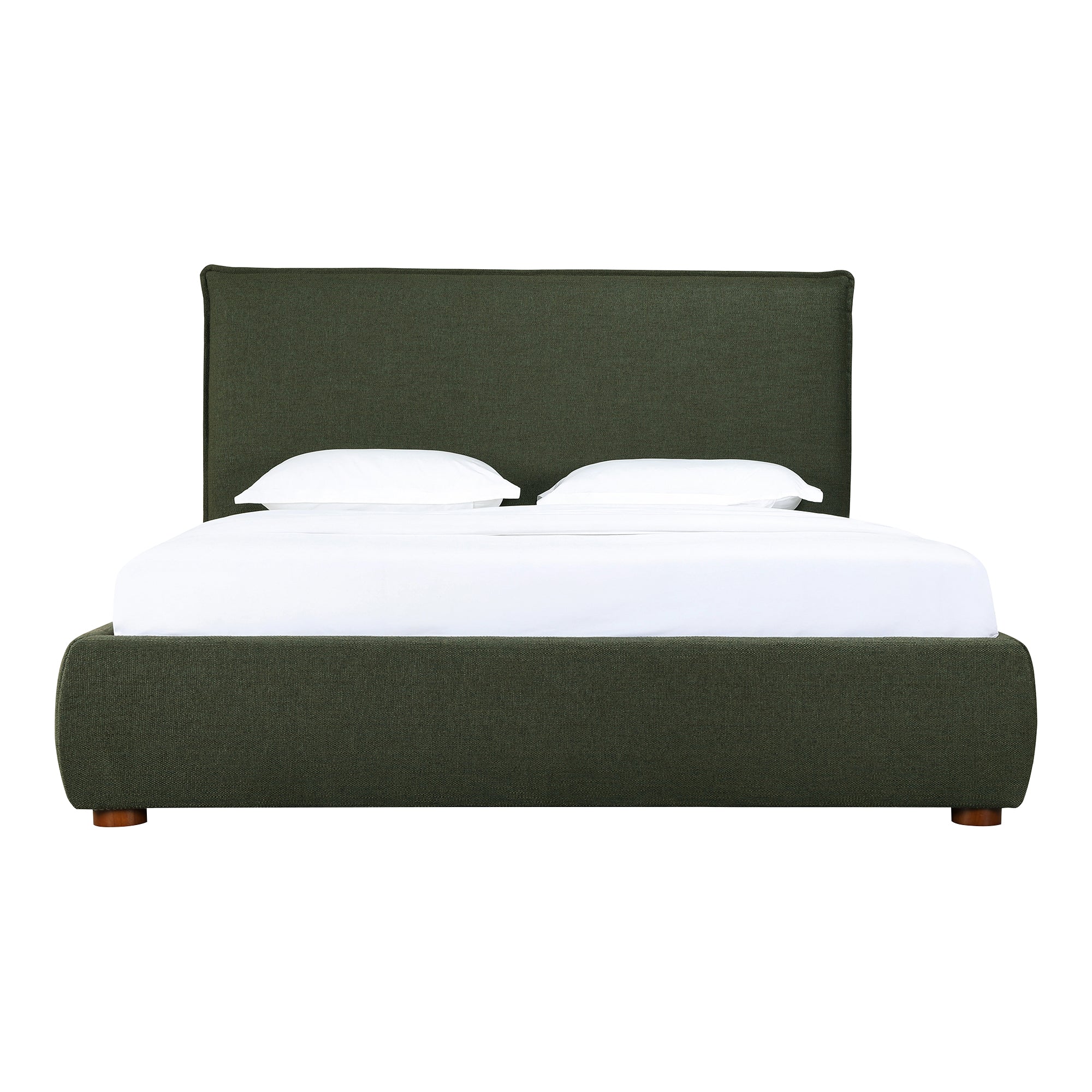 Moe's Home Collection Luzon Green Upholstered King Size Bed - Image 3
