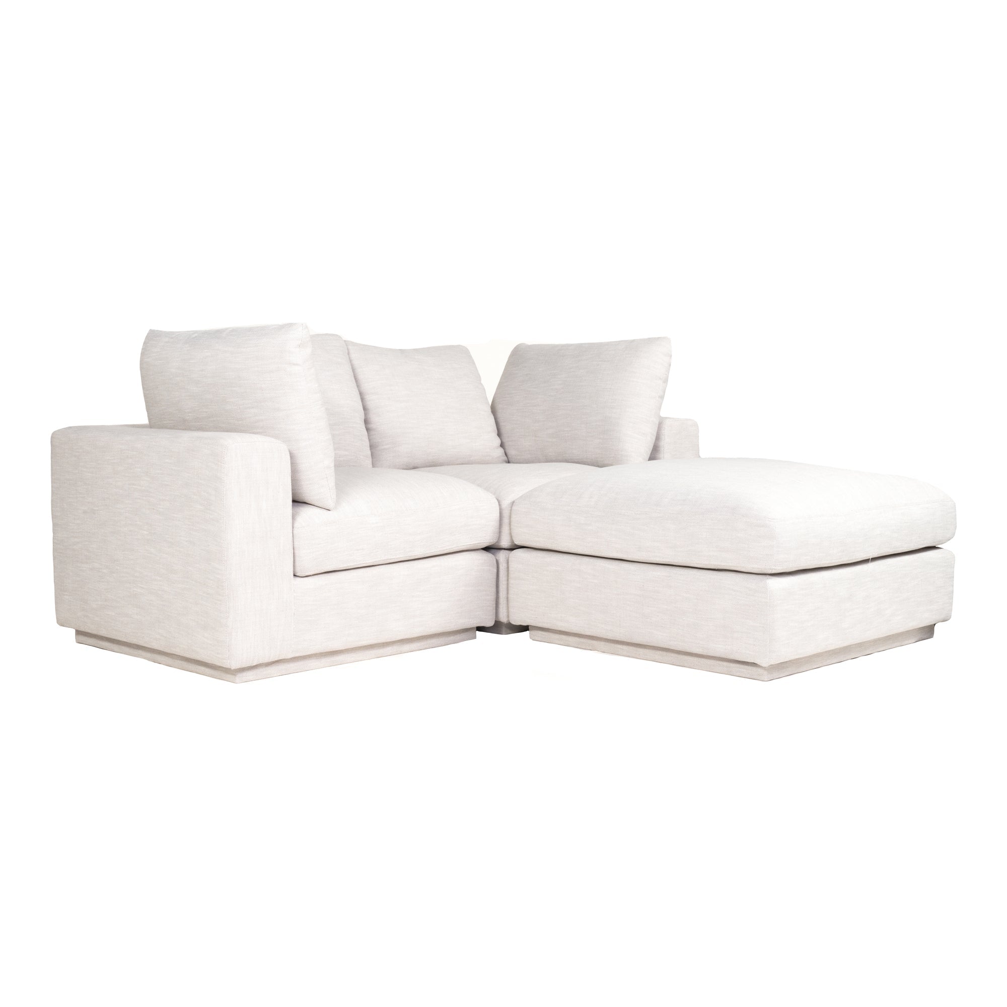Moe's Home Collection Justin Grey Nook Modular Sectional - Image 2