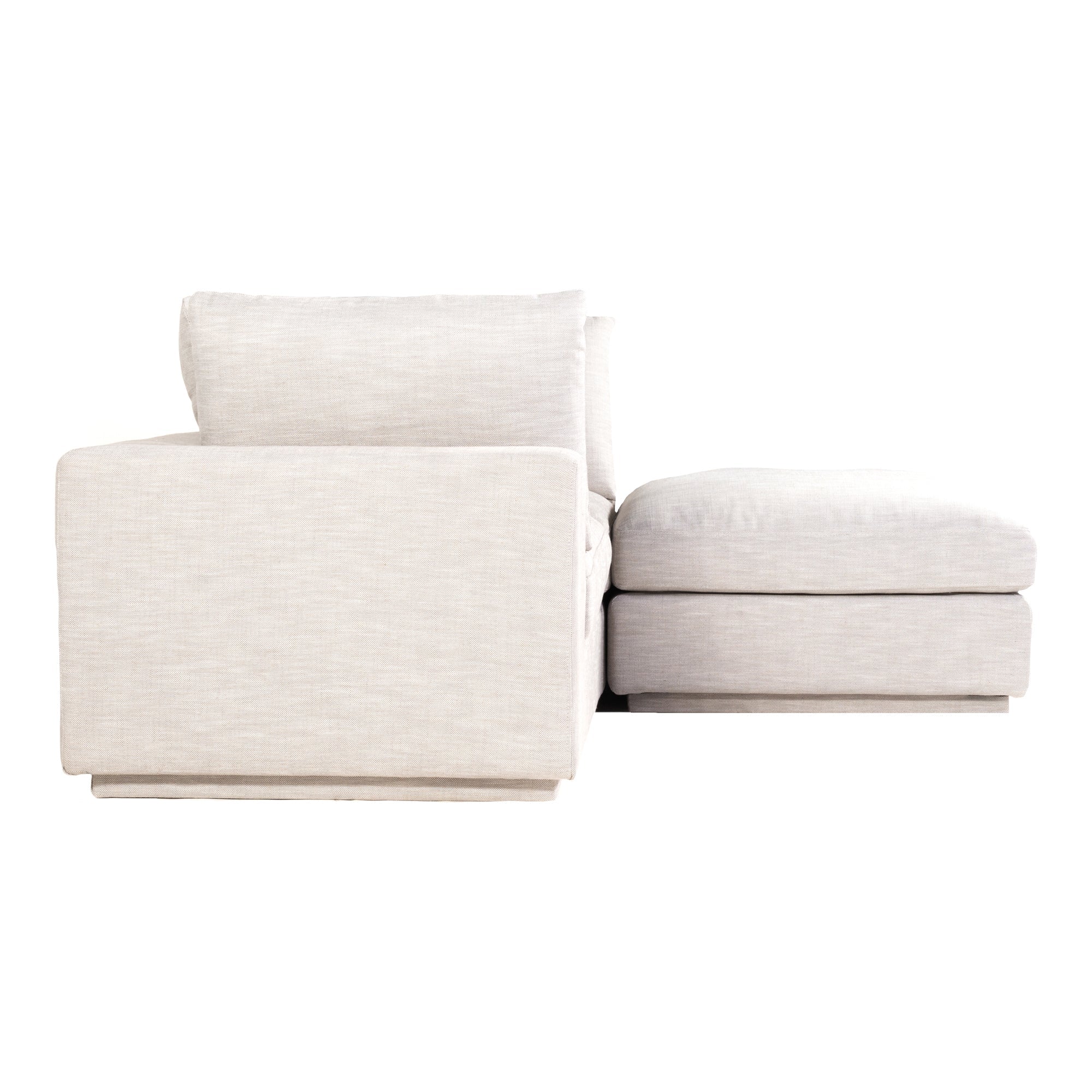 Moe's Home Collection Justin Grey Nook Modular Sectional - Image 3