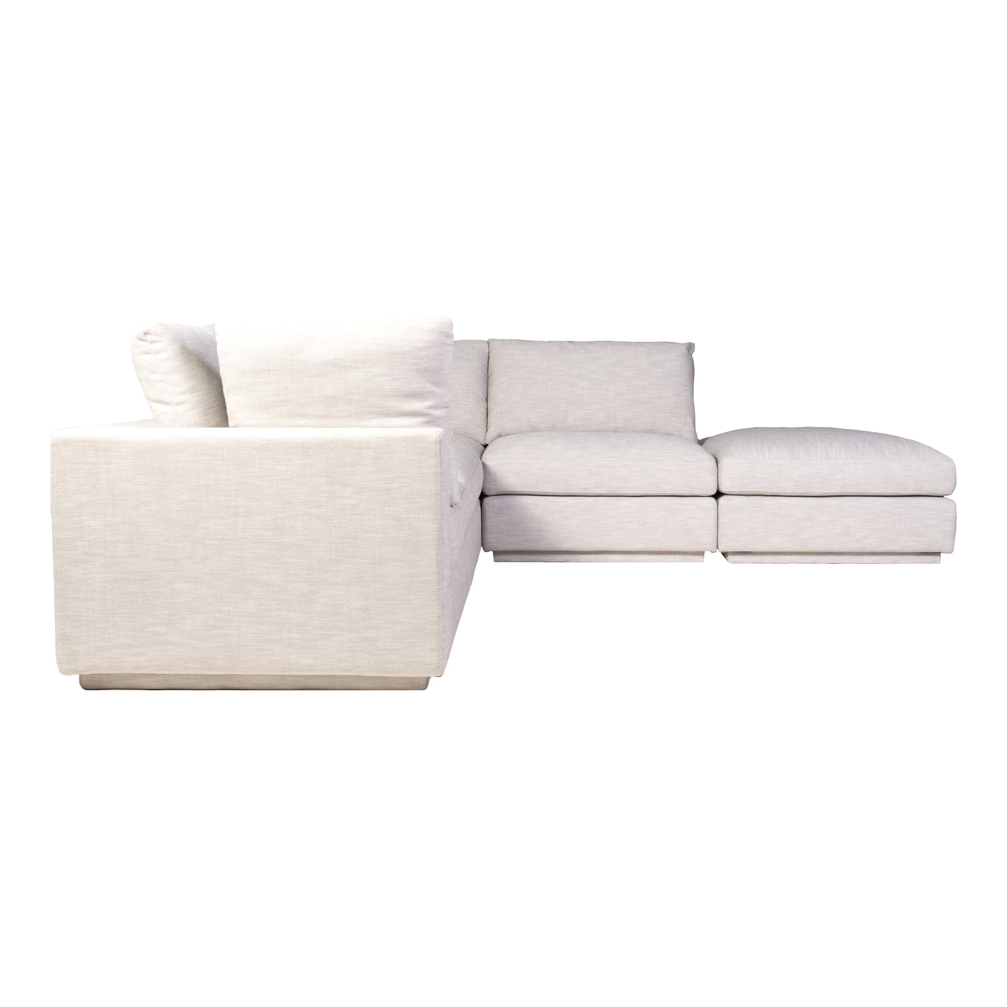 Moe's Home Collection Justin Grey Dream Modular Sectional - Image 2