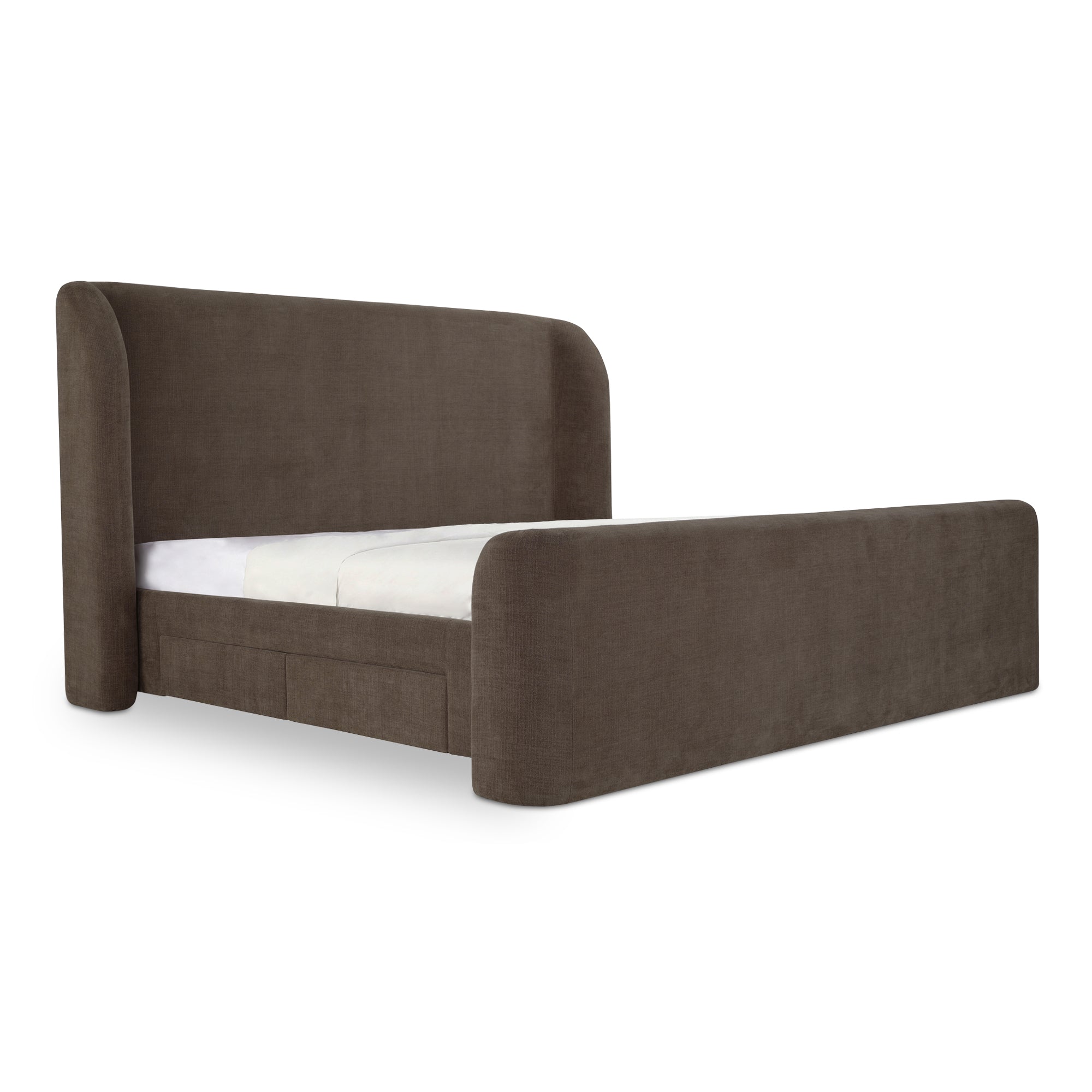 Moe's Home Collection Sophia Brown Queen Bed - Image 1