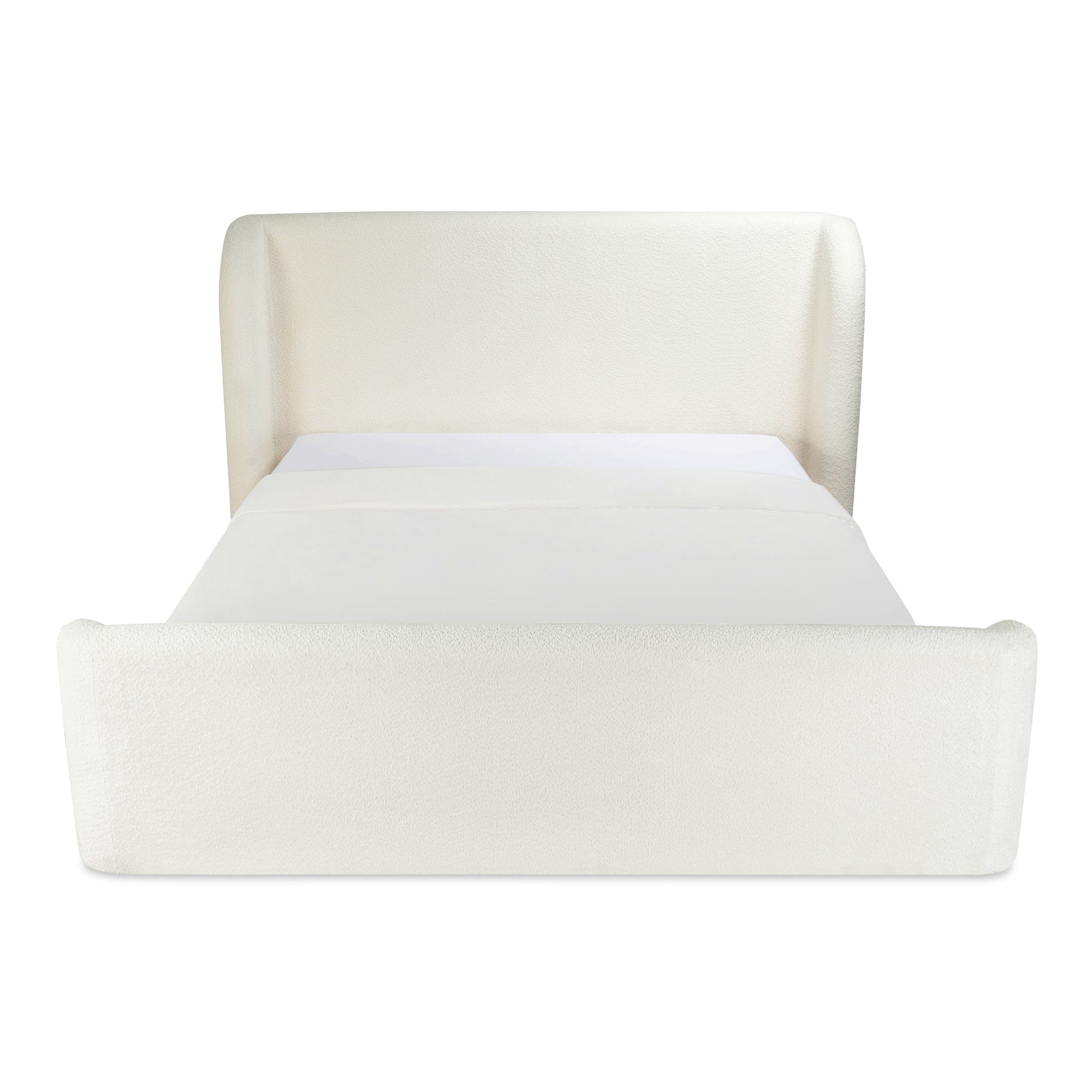 Moe's Home Collection Sophia White Queen Bed - Image 1