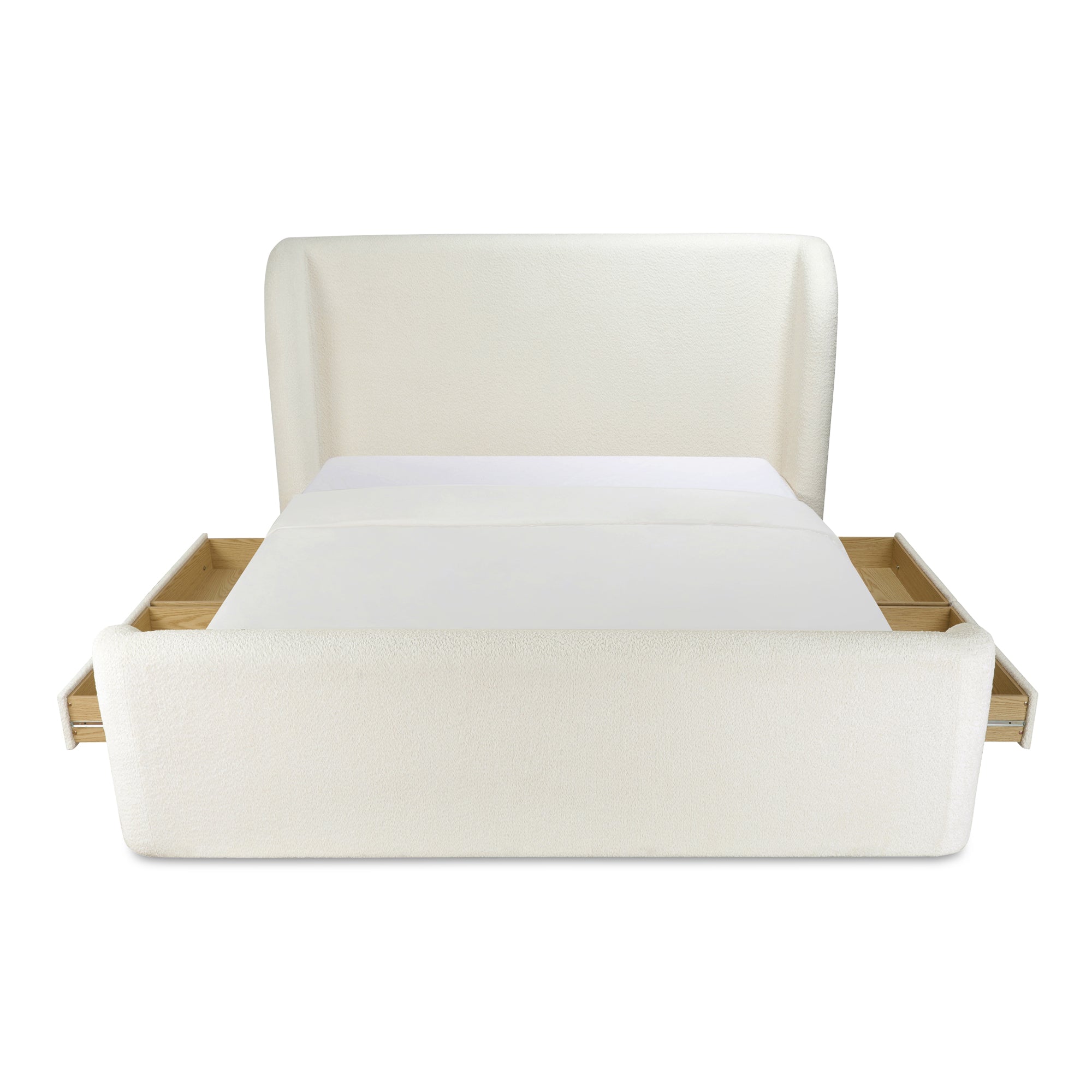 Moe's Home Collection Sophia Cream King Bed - Image 3