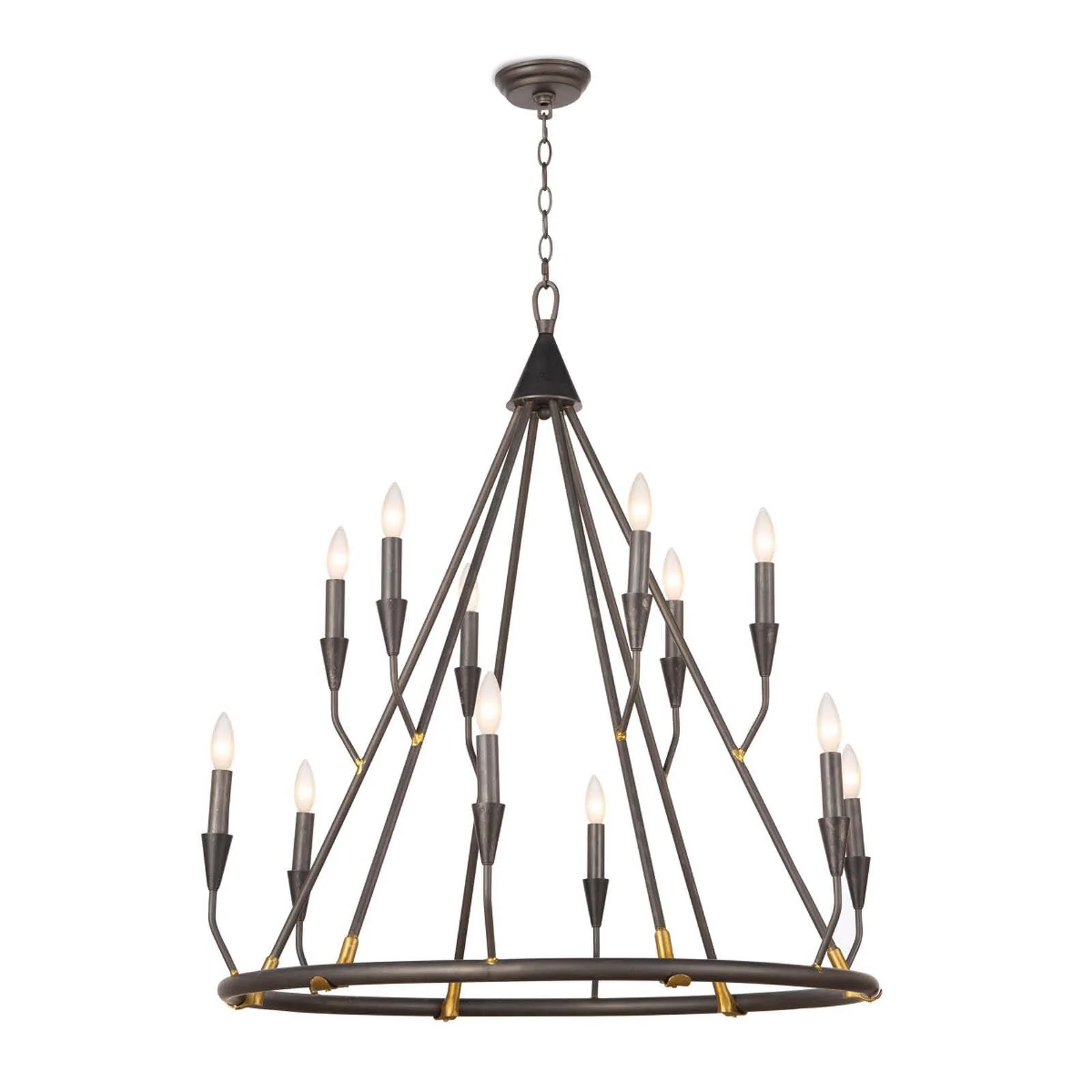 Regina Andrew Coastal Living Sierra 35 Inch 12 Light Chandelier Cp433338 - Image 2