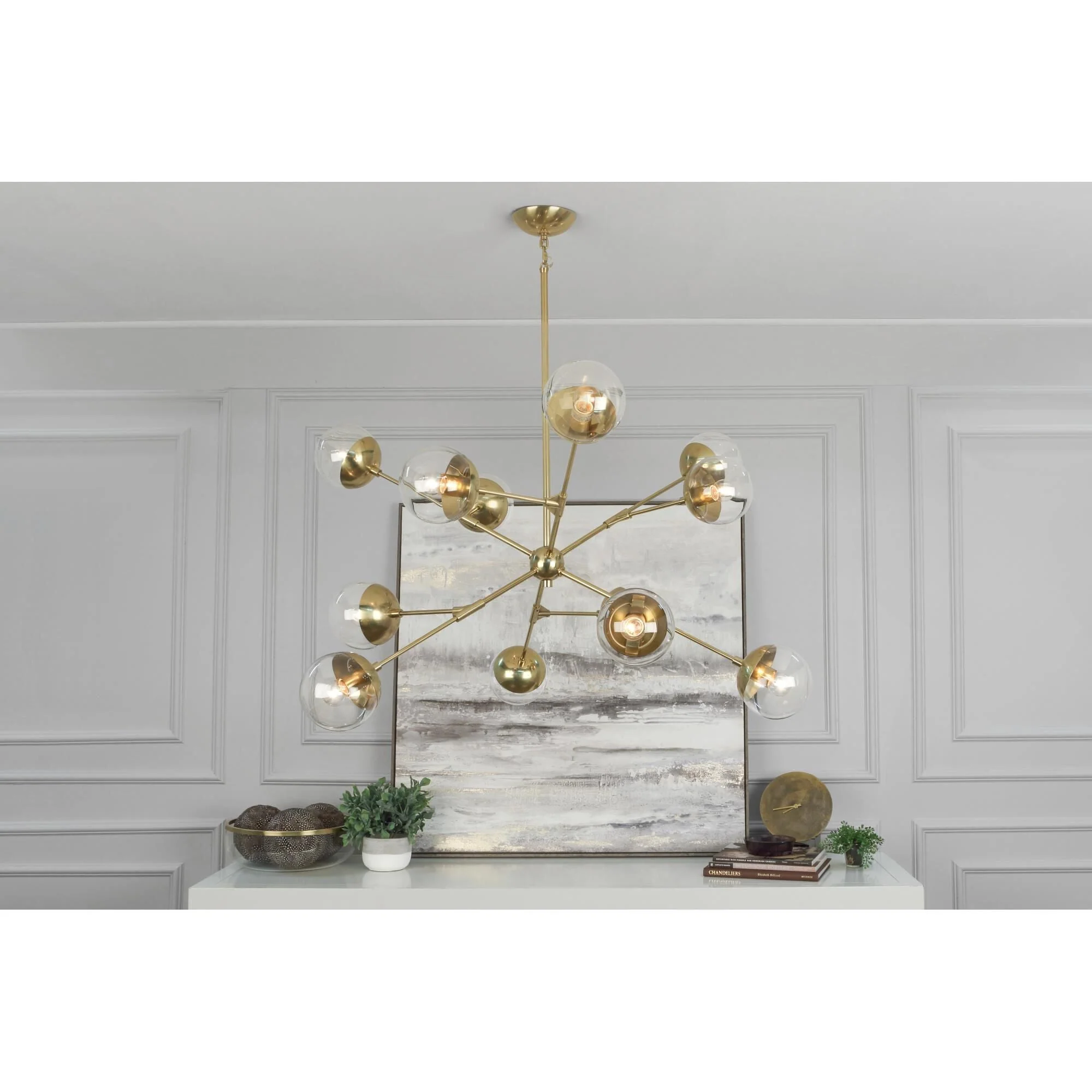 Robert Abbey Celeste 50 Inch 12 Light Chandelier Cp432715 - Image 2