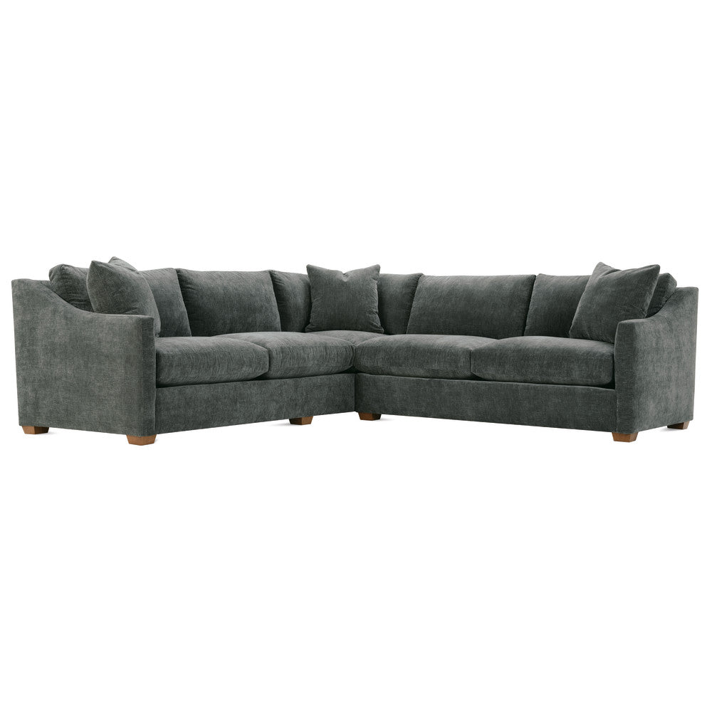 Rowe Furniture Bradford Chenille 111" x 111" 2 Piece Sectional ~ Express Collection - Image 3