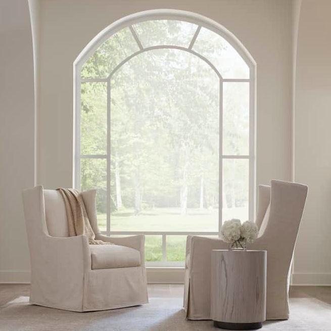 Rowe Furniture Ellory Slipcovered Swivel Chair ~ Available in Swivel Glider Option and To Custom Order in All Fabrics - Image 1