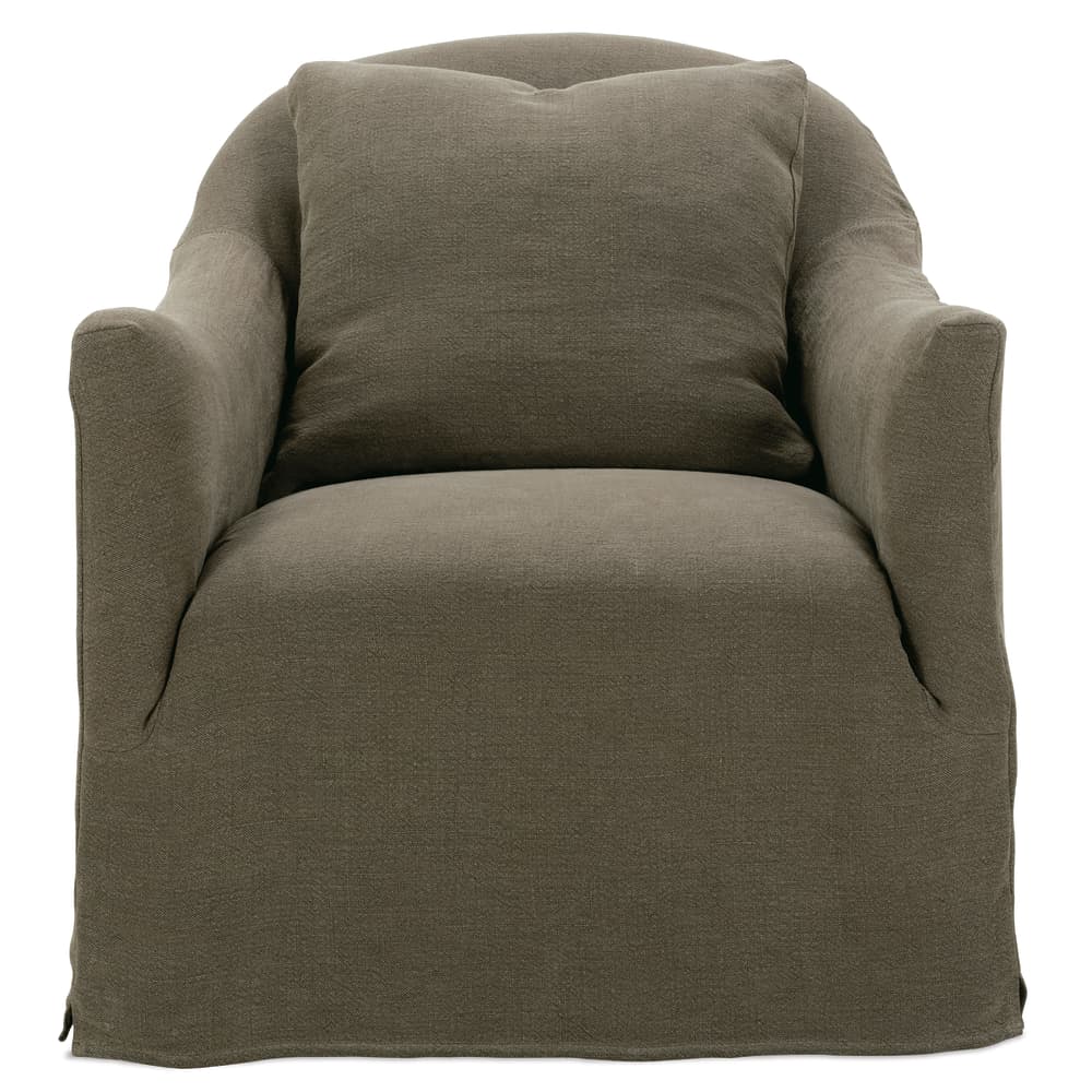 Rowe Furniture Noel Slipcovered Swivel Chair ~ Available To Custom Order in All Fabrics - Image 1
