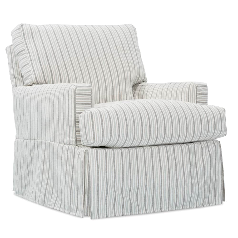 Rowe Furniture Sadie Slipcovered Swivel Glider Chair ~ Available in 2 Sizes and To Custom Order in All Fabrics - Image 1