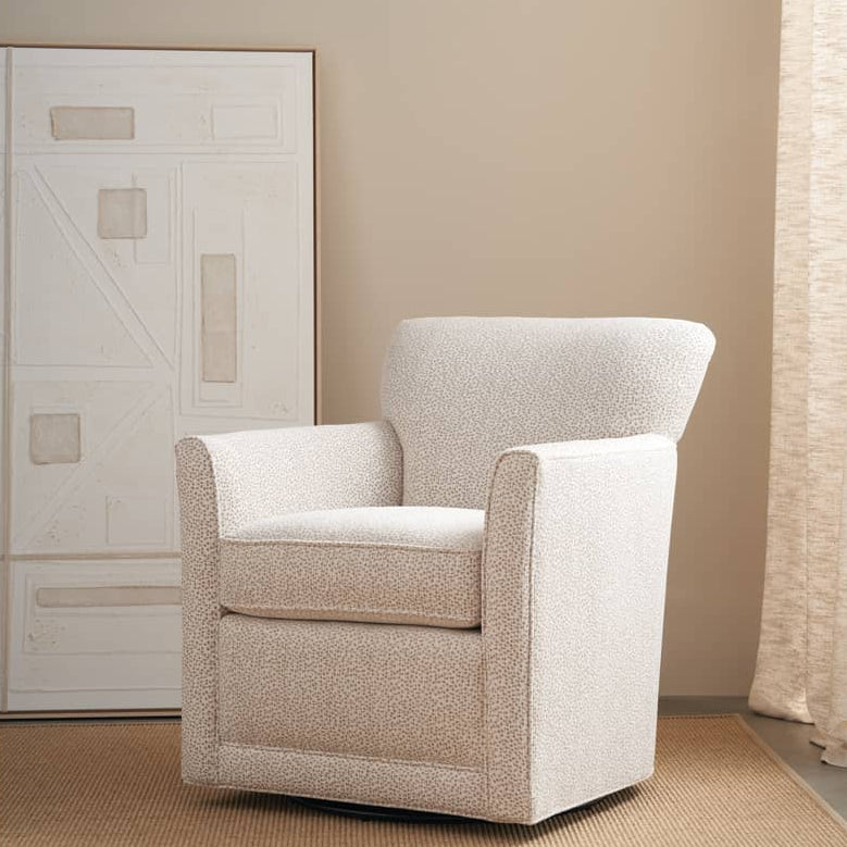 Rowe Furniture Times Square Upholstered Swivel Chair ~ Available In Swivel Glider and To Custom Order in All Fabrics