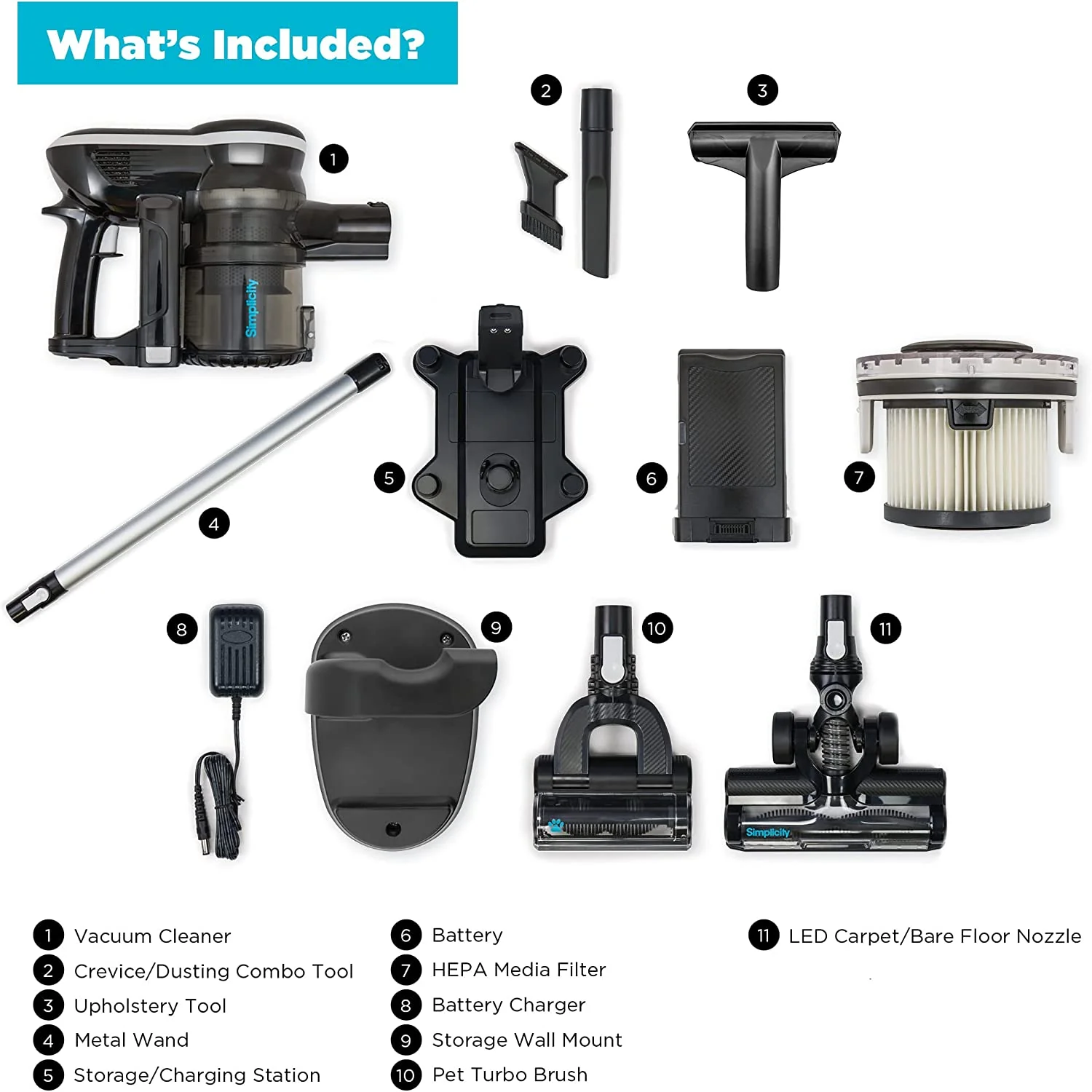 Simplicity S65D Deluxe Cordless Stick Vacuum - Image 2
