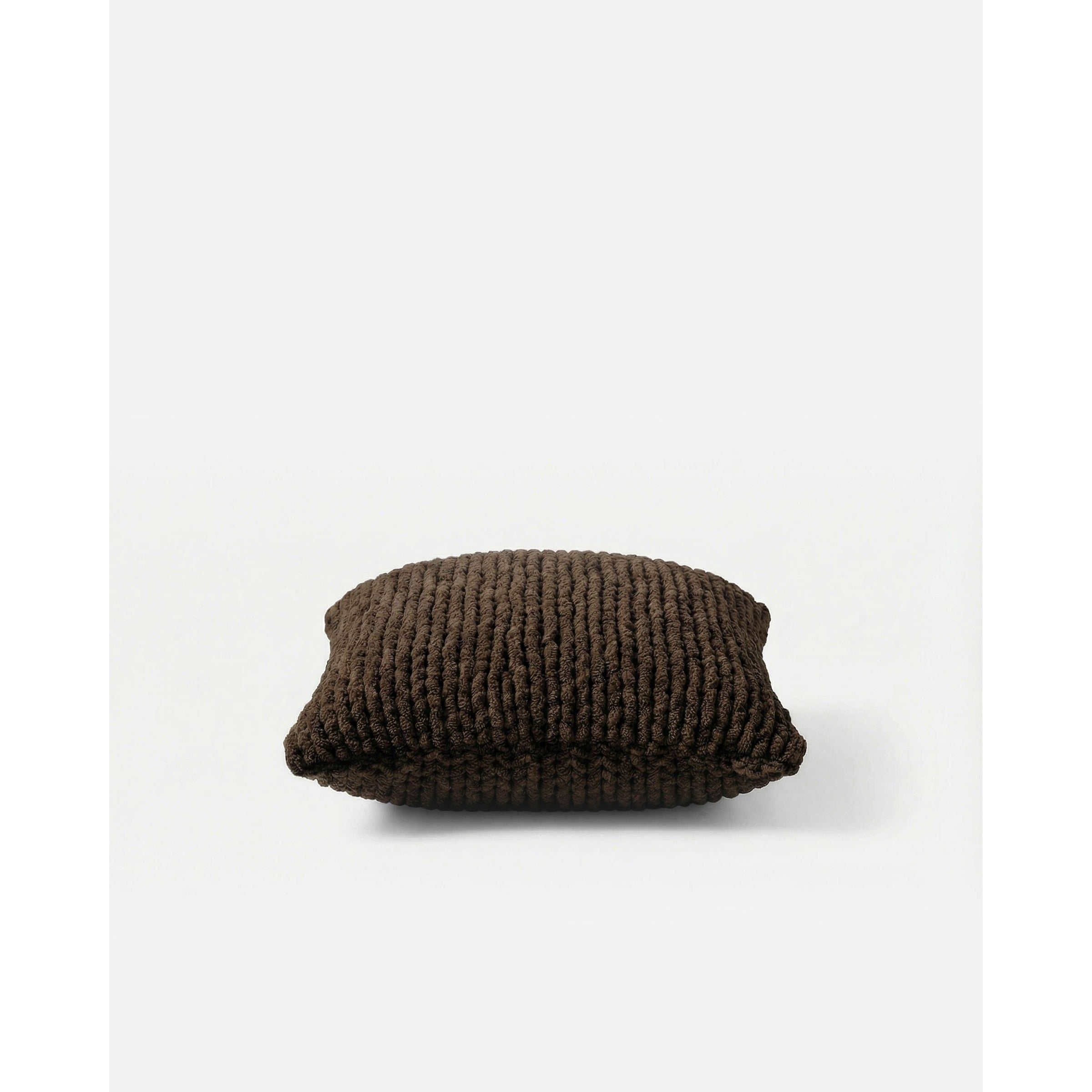 Sunday Citizen Snug Chunky Knit Throw Pillow in Chocolate Martini ~ 20 x 20 - Image 2