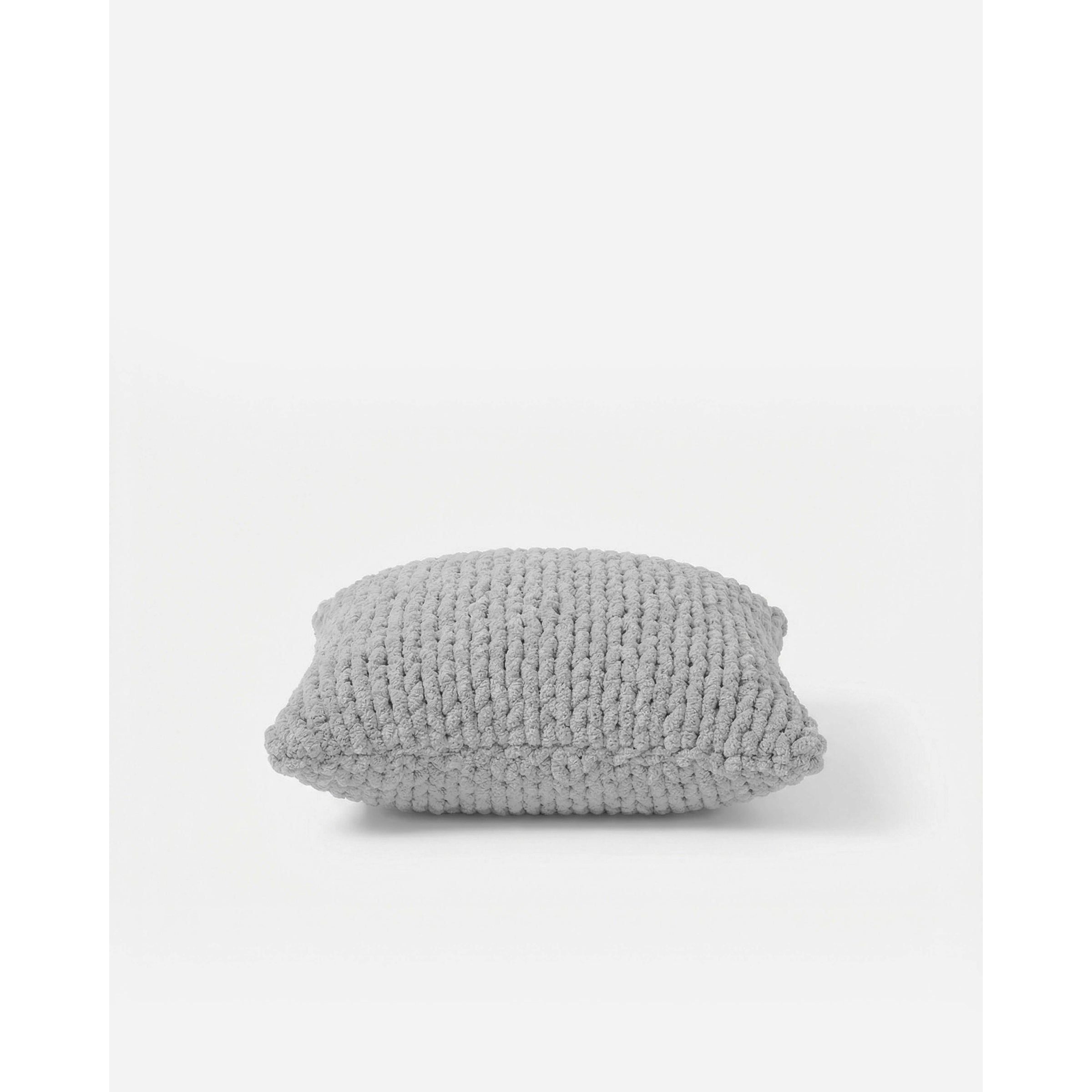 Sunday Citizen Snug Chunky Knit Throw Pillow in Cloud Gray ~ 20 x 20 - Image 2