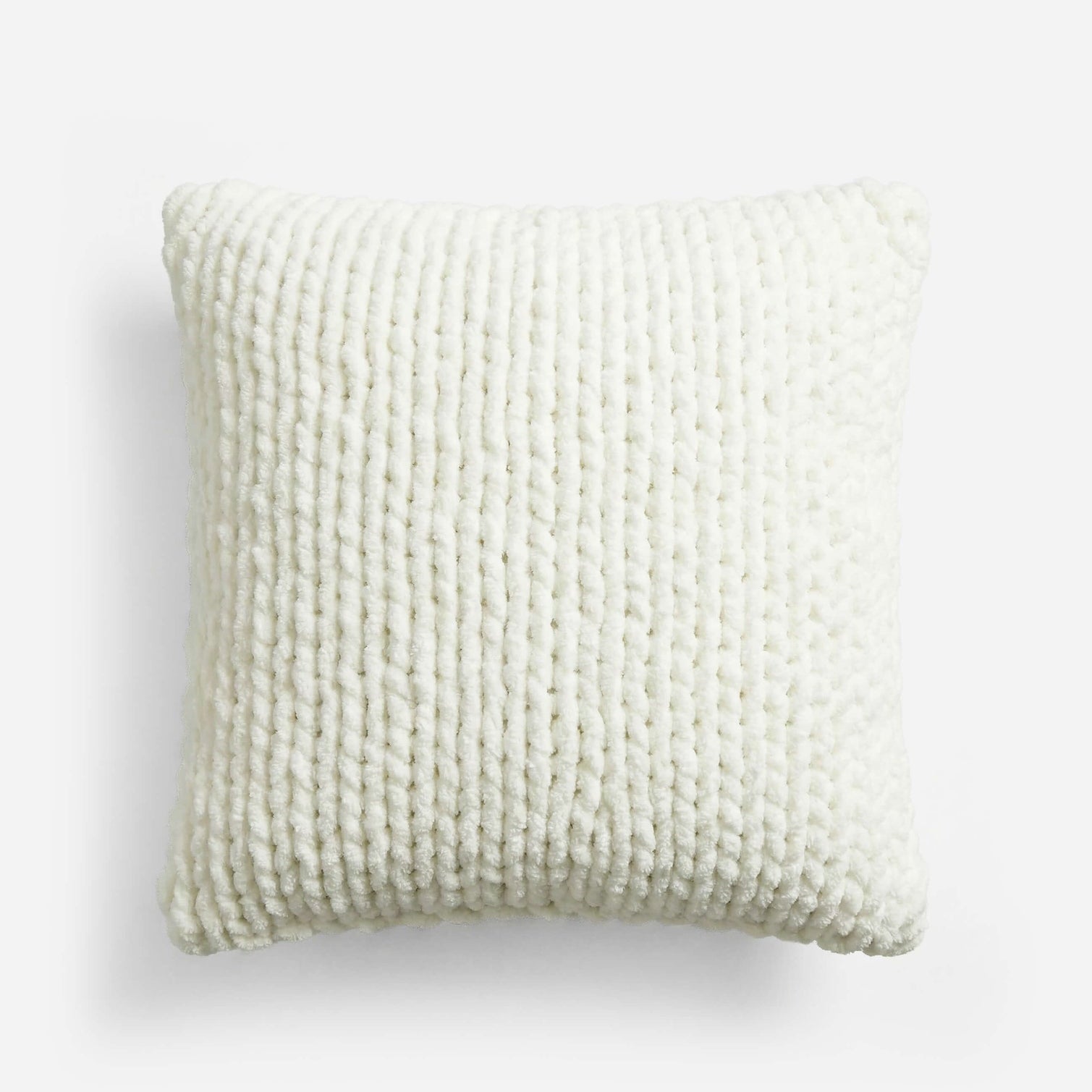 Sunday Citizen Snug Chunky Knit Throw Pillow in Off White ~ 20 x 20