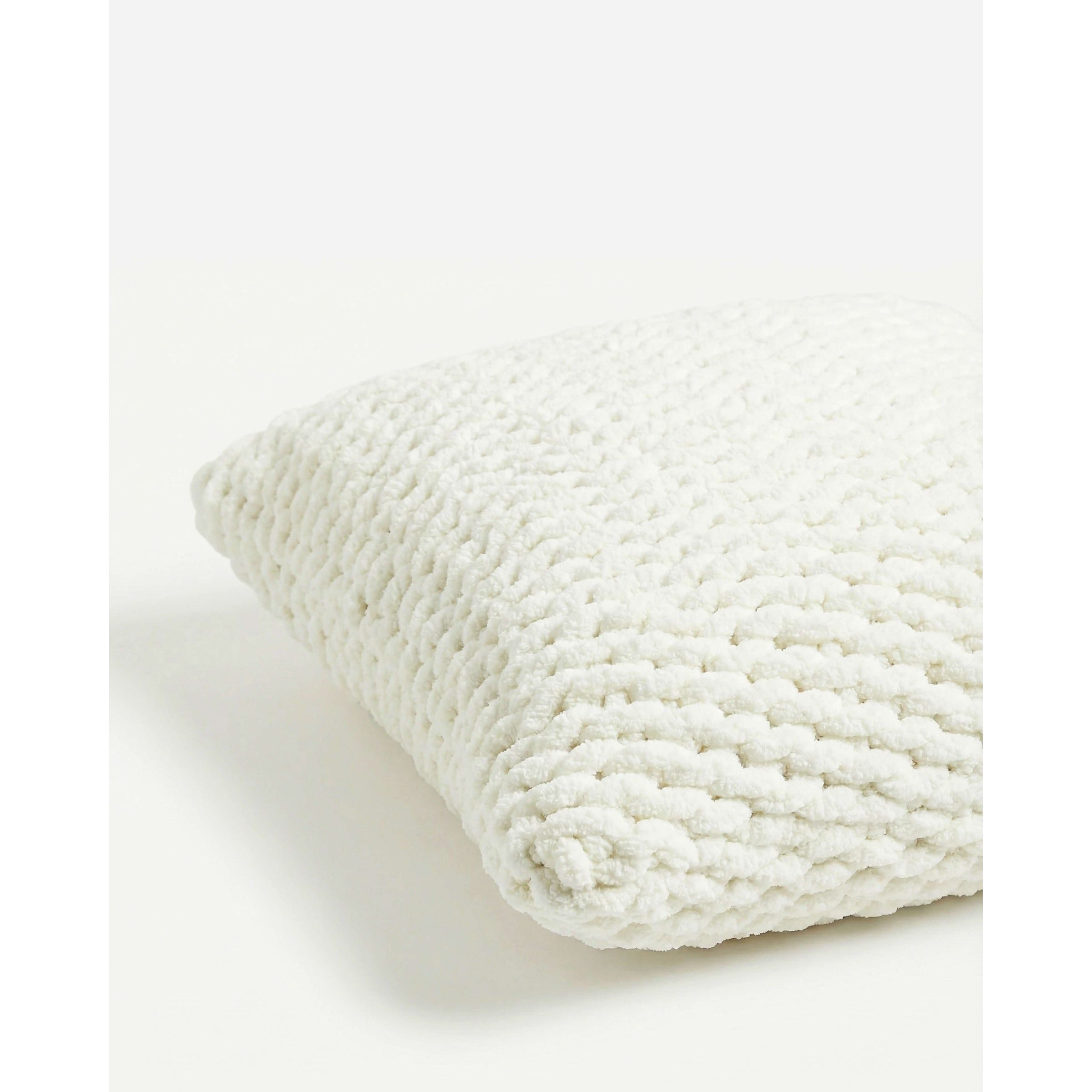 Sunday Citizen Snug Chunky Knit Throw Pillow in Off White ~ 20 x 20 - Image 3