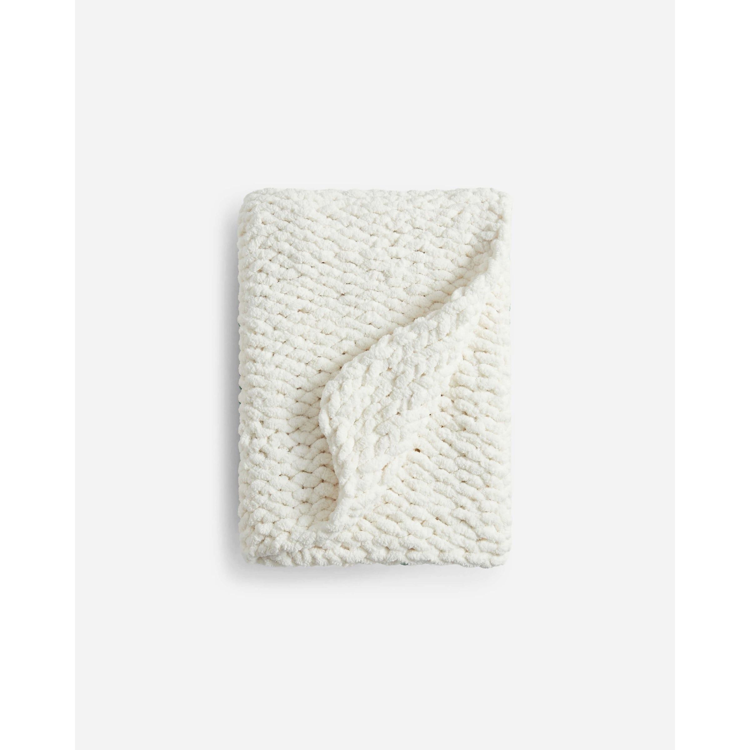 Sunday Citizen Snug Chunky Knit Throw in Off White ~ 75 x 52 - Image 3