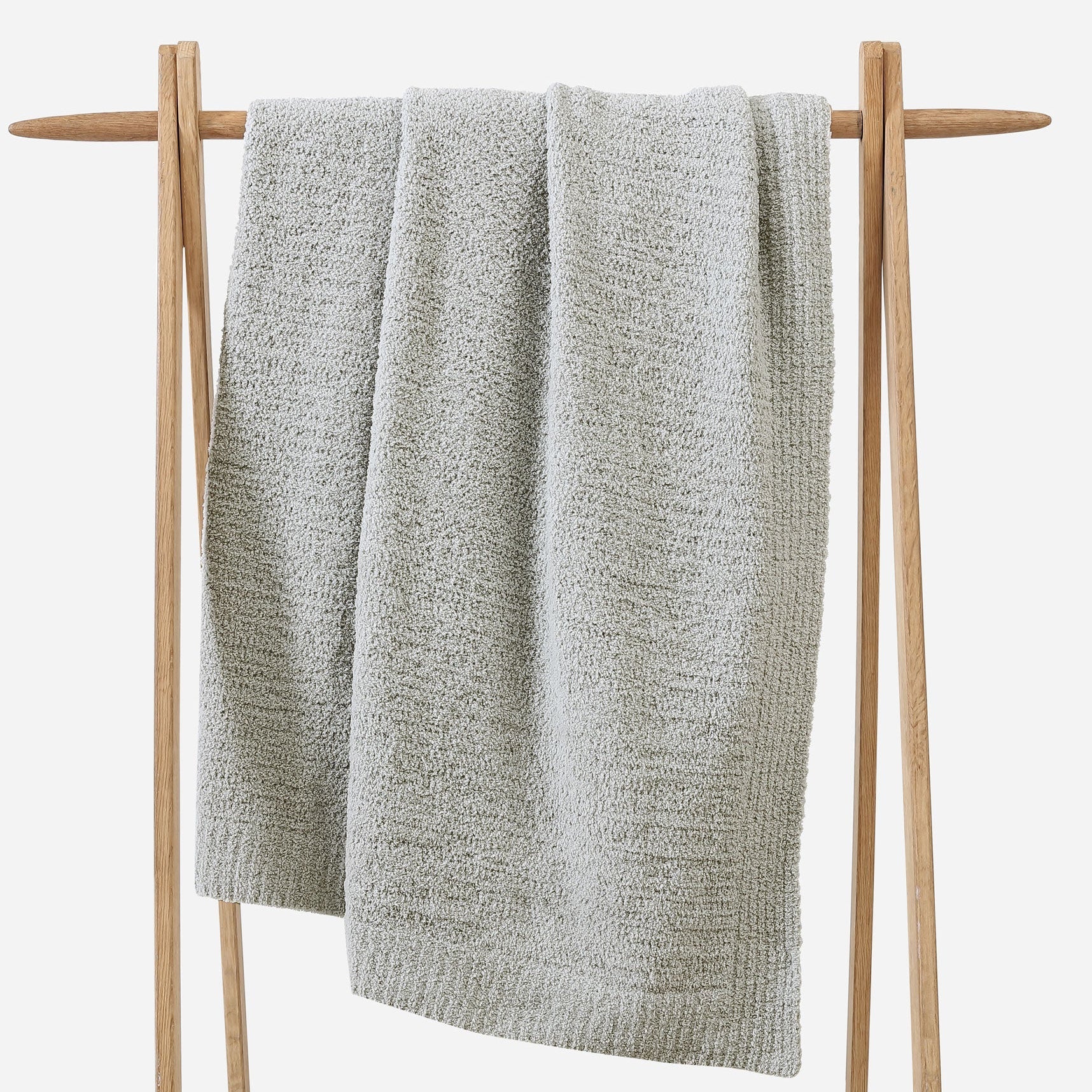 Sunday Citizen Snug Throw in Cloud Gray ~ 75 x 52 - Image 1