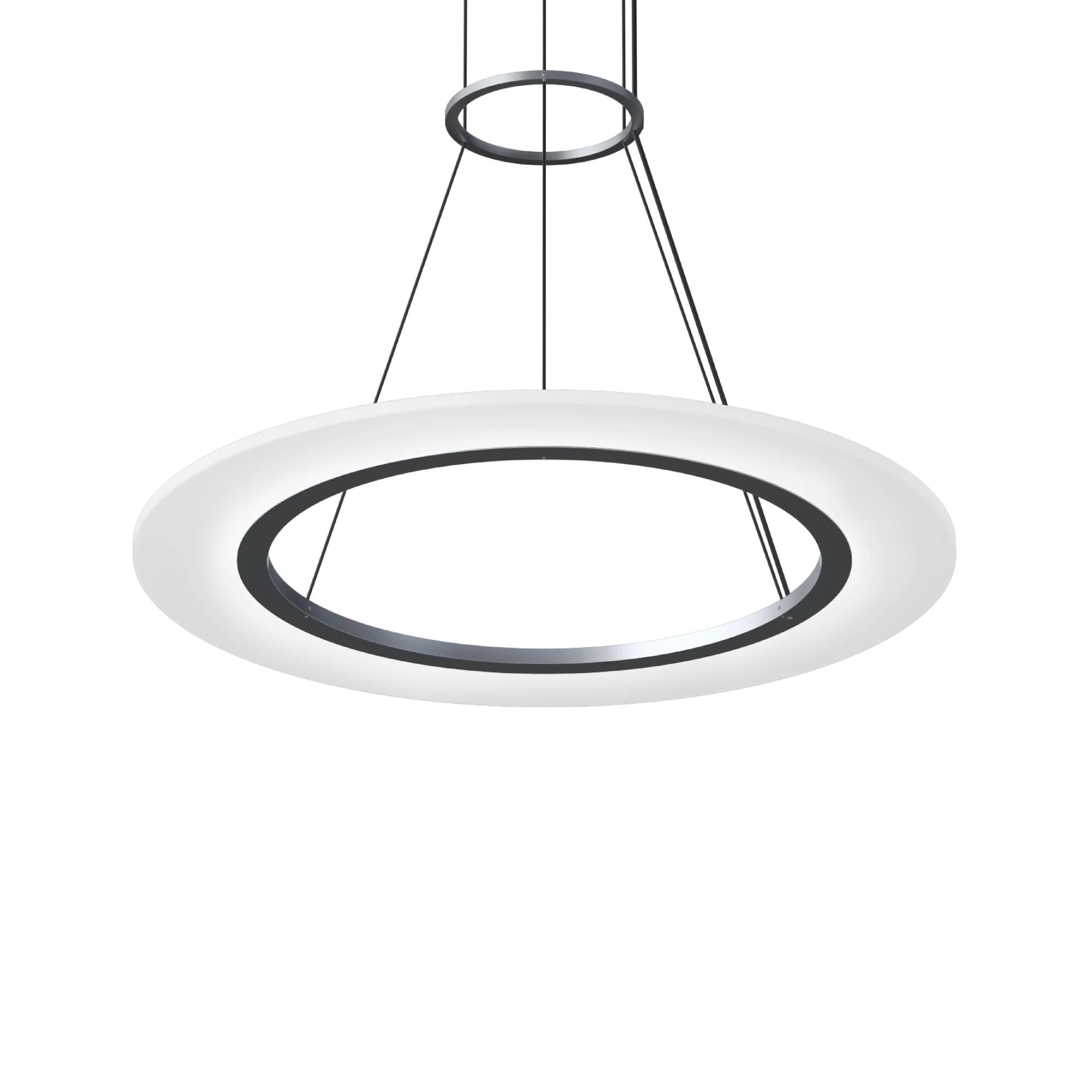 Sonneman Arctic Rings 23 Inch Led Large Pendant Cp756035 - Image 1