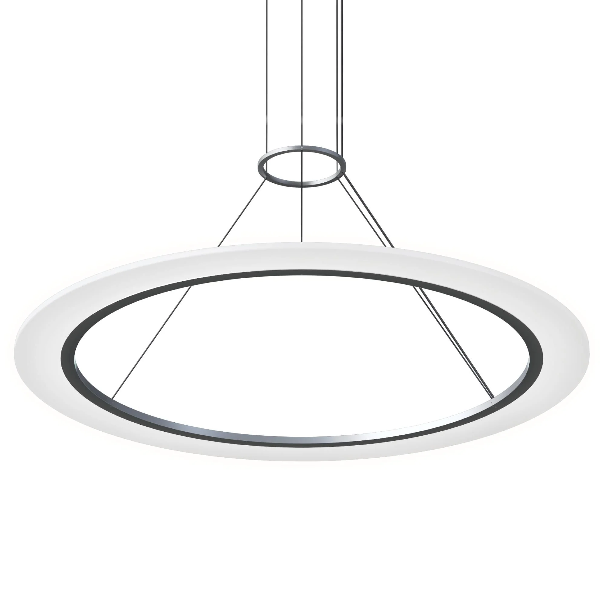 Sonneman Arctic Rings 37 Inch Led Large Pendant Cp756037 - Image 1
