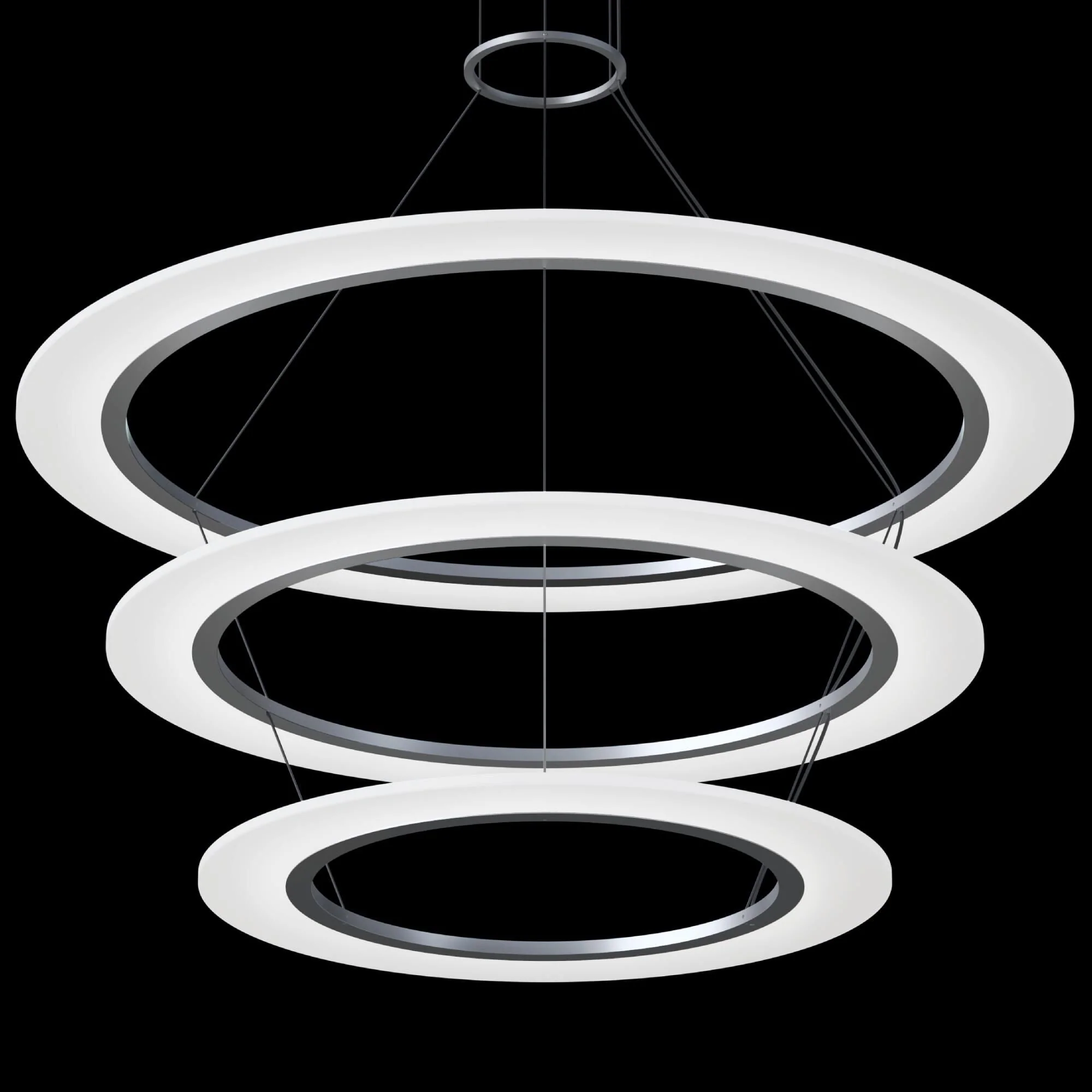 Sonneman Arctic Rings 37 Inch Led Chandelier Cp756030 - Image 2