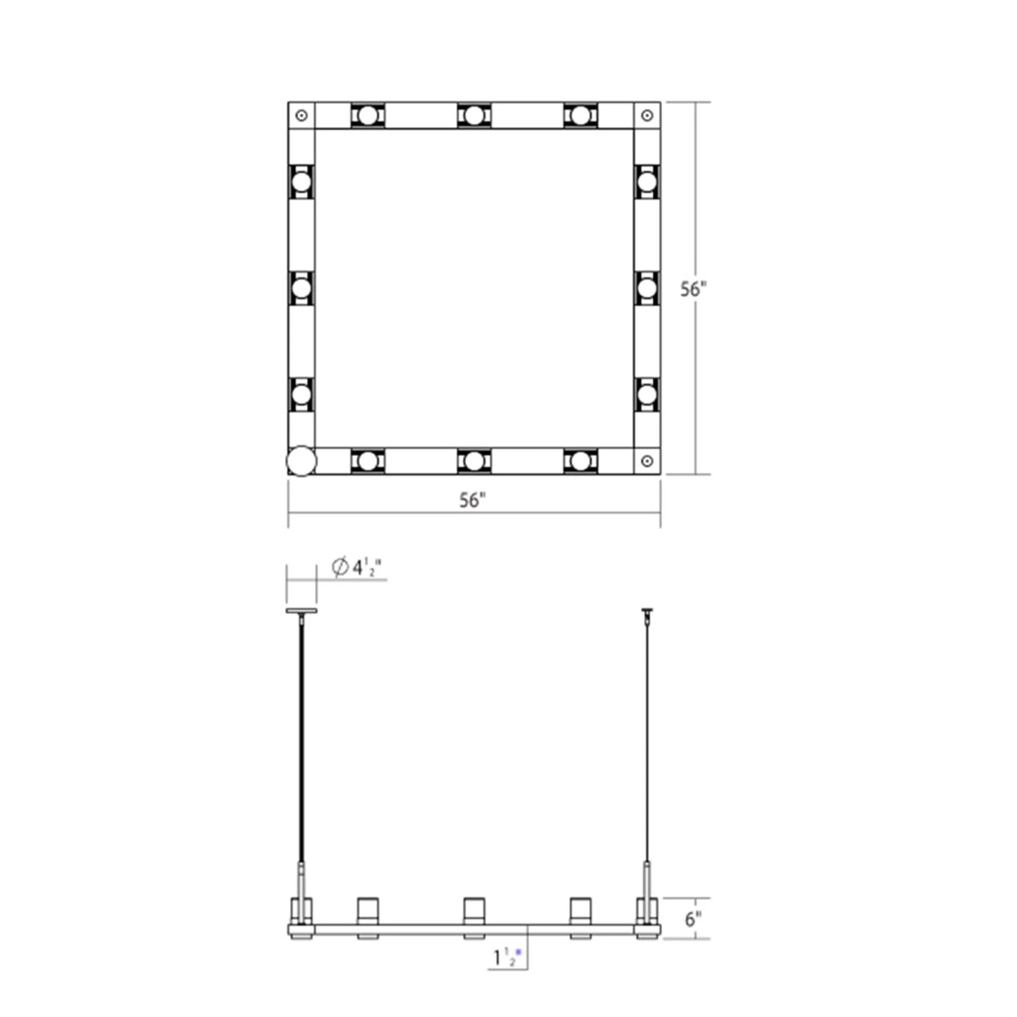 Sonneman Robert Sonneman Intervals 56 Inch Led Large Pendant Cp198148 - Image 2