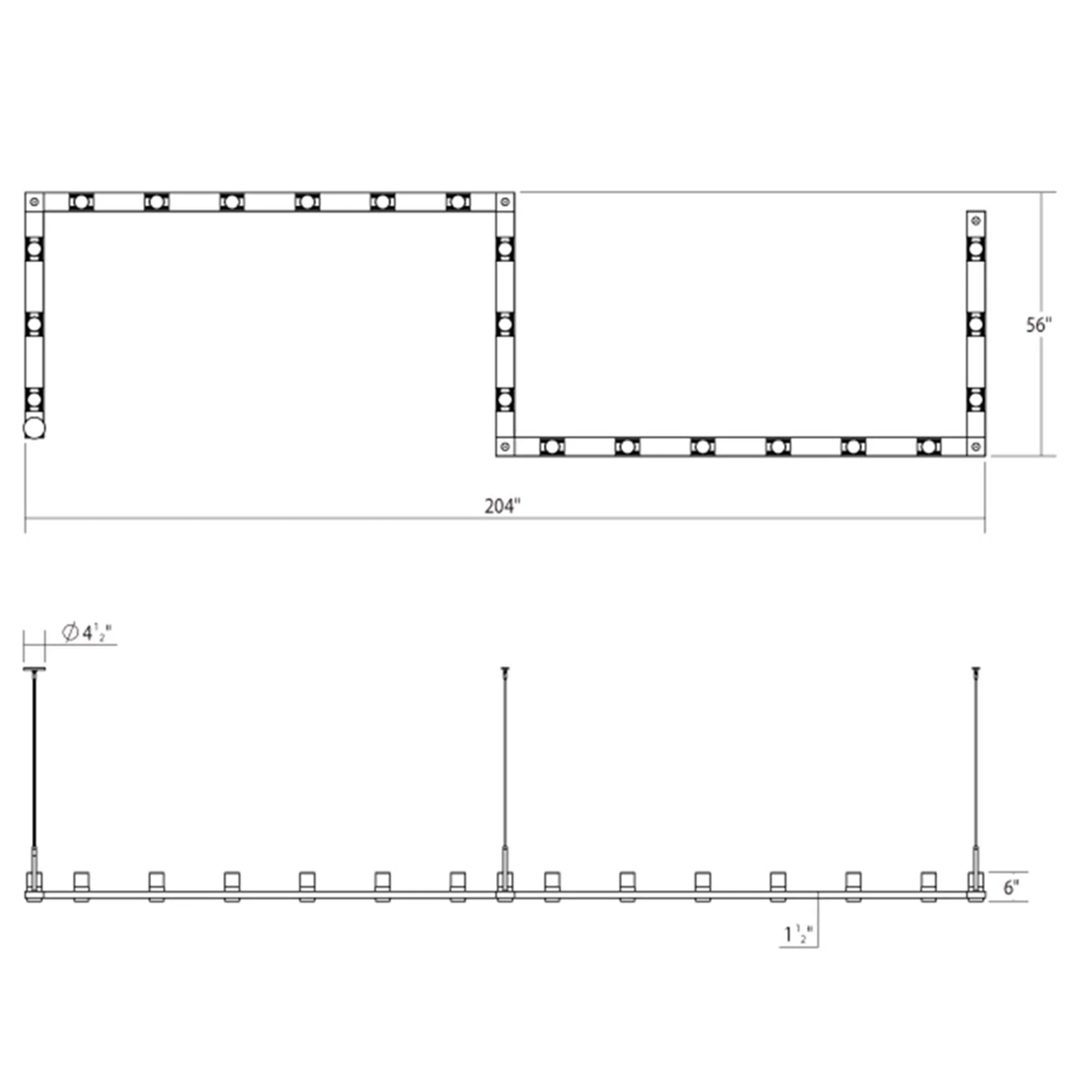 Sonneman Robert Sonneman Intervals 204 Inch Led Large Pendant Cp198151 - Image 2