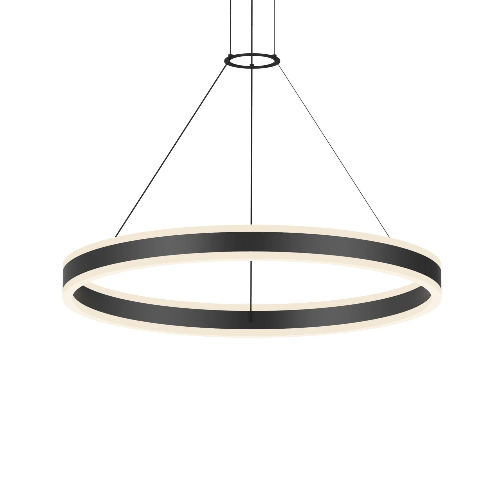Sonneman Robert Sonneman Double Corona 31 Inch Led Large Pendant Cp36248 - Image 1
