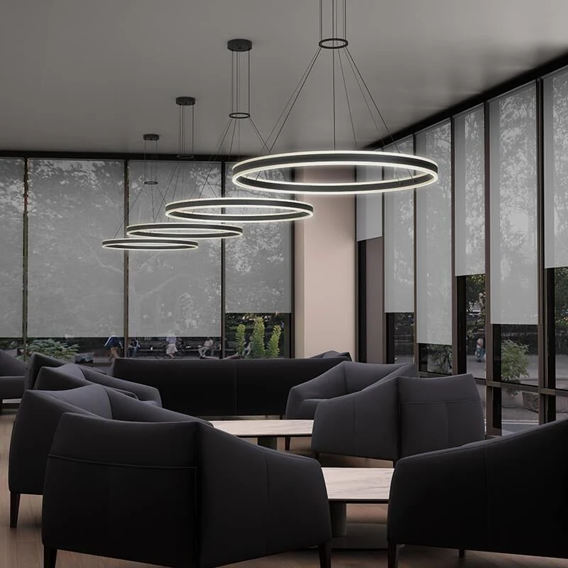 Sonneman Robert Sonneman Double Corona 59 Inch Led Large Pendant Cp36363 - Image 1