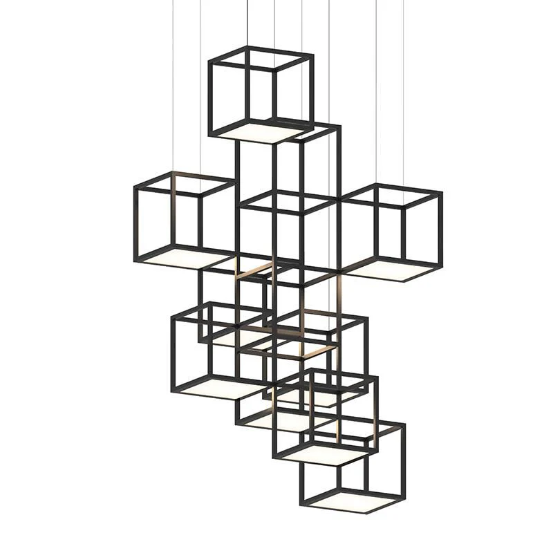 Sonneman Sonneman Cubix 36 Inch Led Large Pendant Cp516239 - Image 1