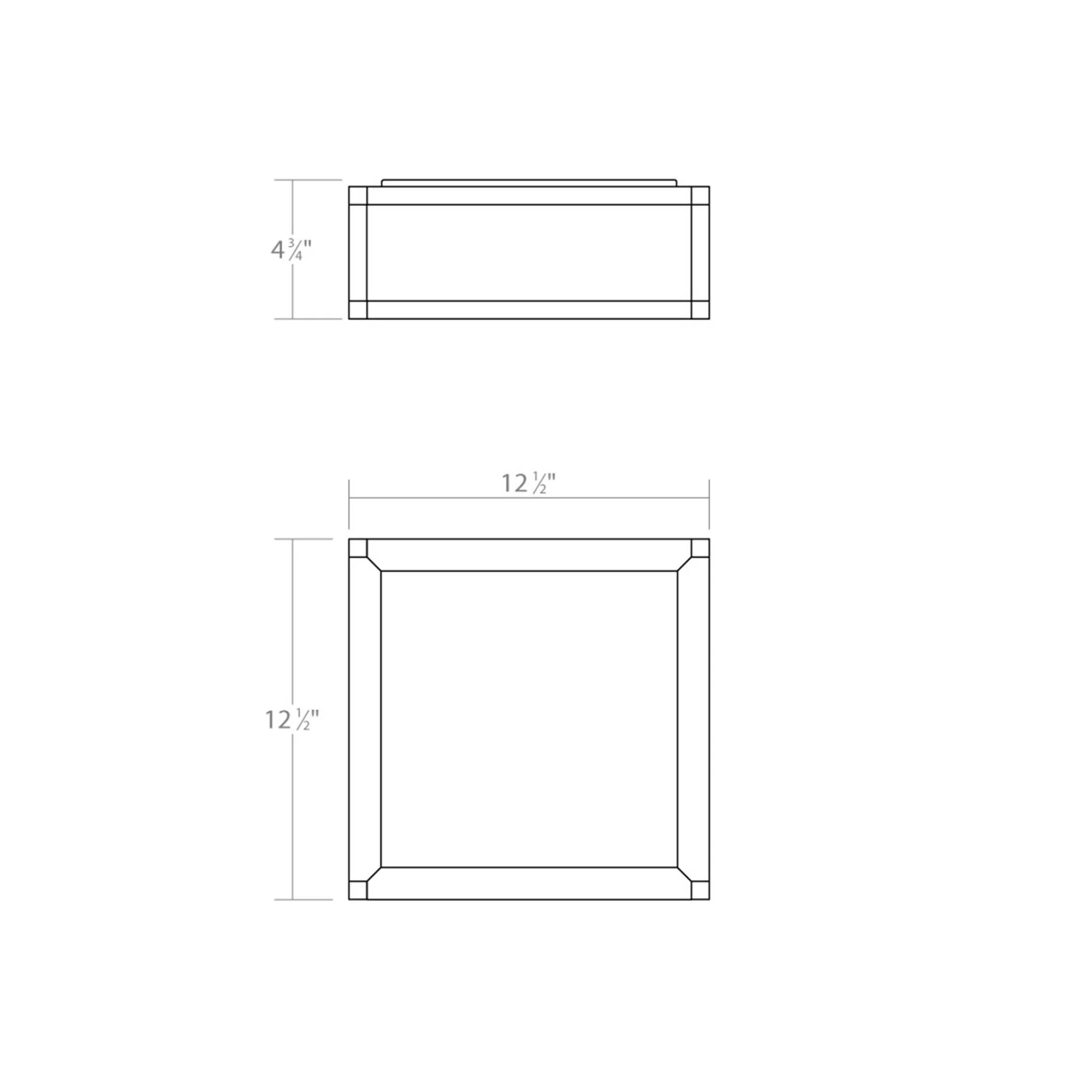 Sonneman Sonneman Cubix 12 Inch 1 Light Led Flush Mount Cp516201 - Image 2
