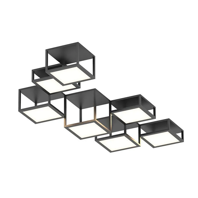 Sonneman Sonneman Cubix 84 Inch 7 Light Led Flush Mount Cp516206 - Image 1