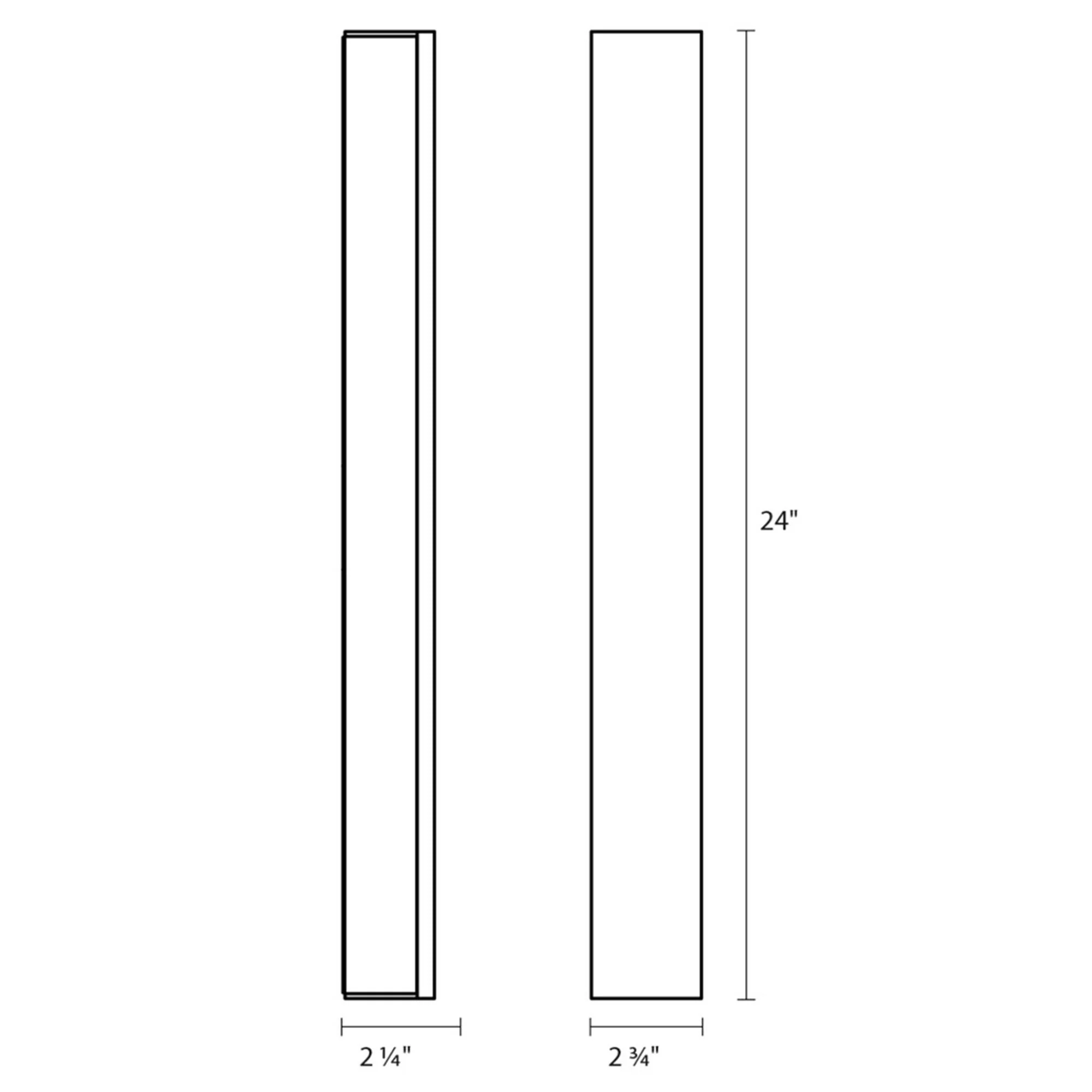 Sonneman Robert Sonneman Solid Glass Bar 24 Inch Led Bath Vanity Light Cp40572 - Image 2