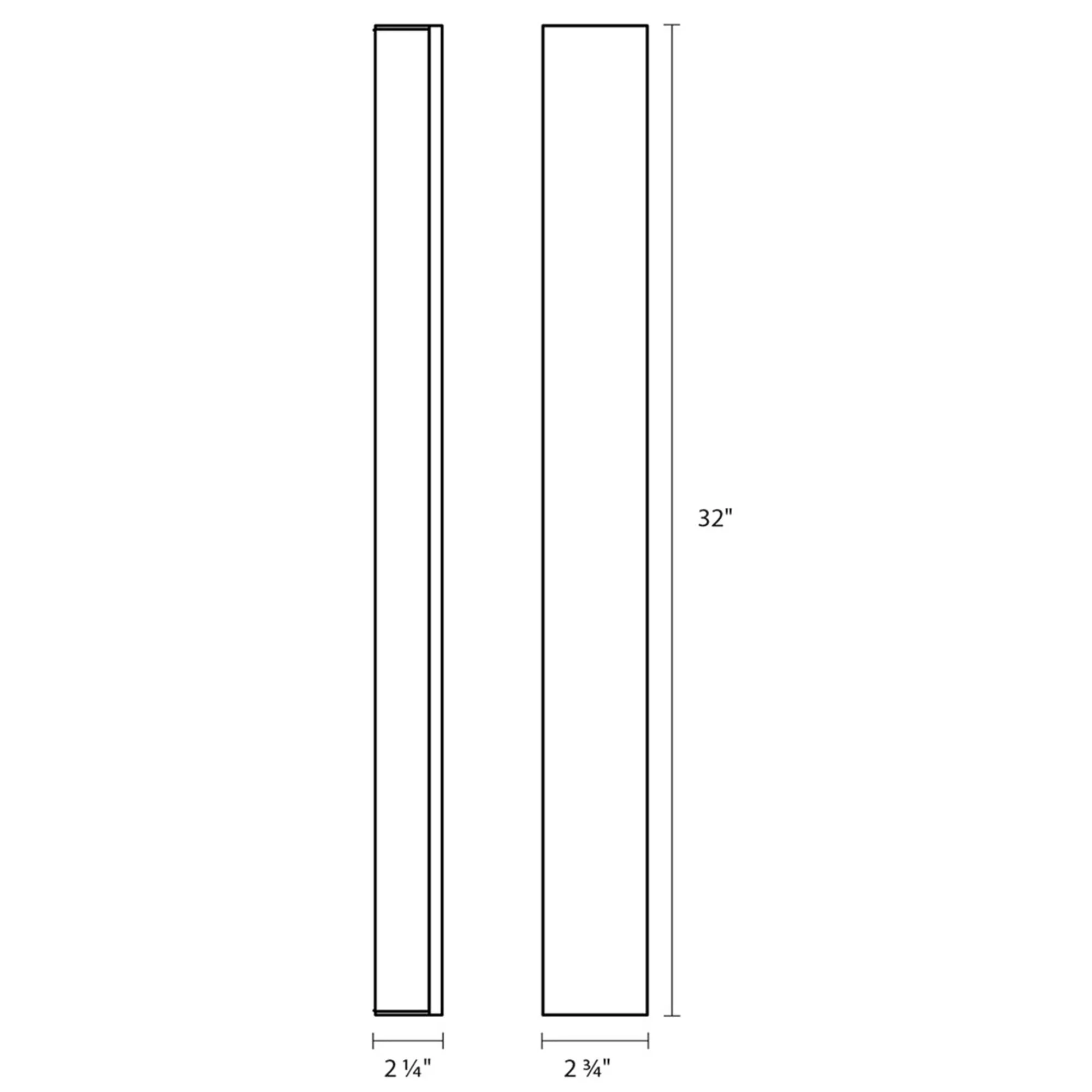Sonneman Robert Sonneman Solid Glass Bar 32 Inch Led Bath Vanity Light Cp40599 - Image 2