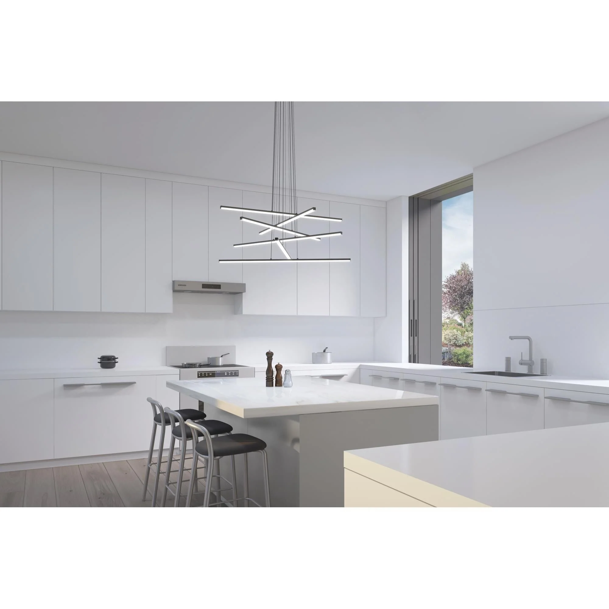 Sonneman Robert Sonneman Stix 40 Inch Led Large Pendant Cp42407 - Image 3