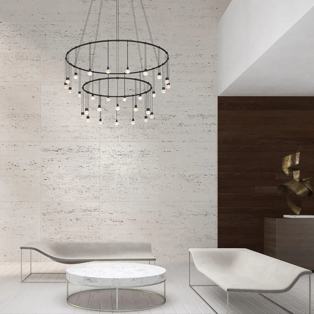 Sonneman Suspenders 30 Light Led Chandelier Cp789626 - Image 1