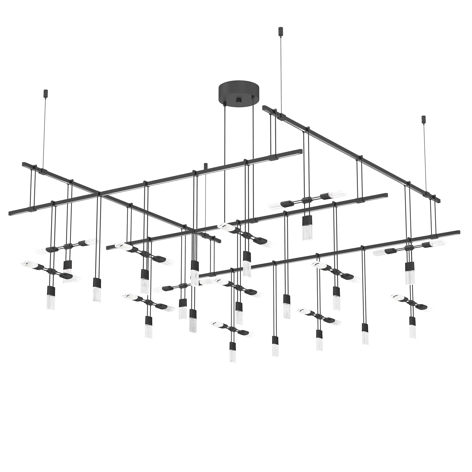 Sonneman Robert Sonneman Suspenders 58 Inch 19 Light Led Chandelier Cp441102 - Image 1