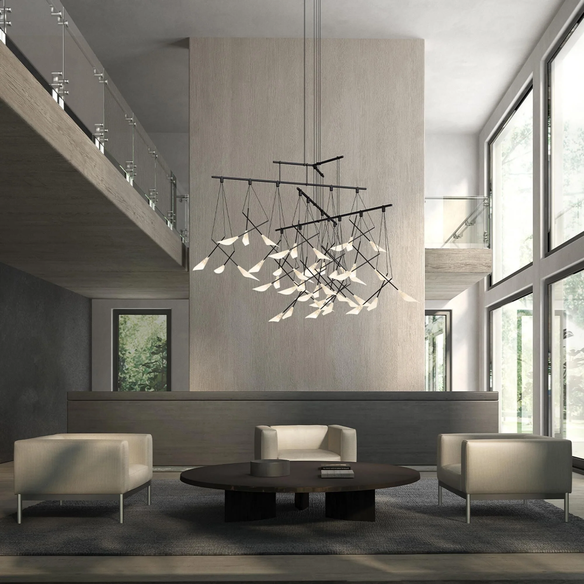 Sonneman Suspenders 11 Light Led Chandelier Cp741507 - Image 1