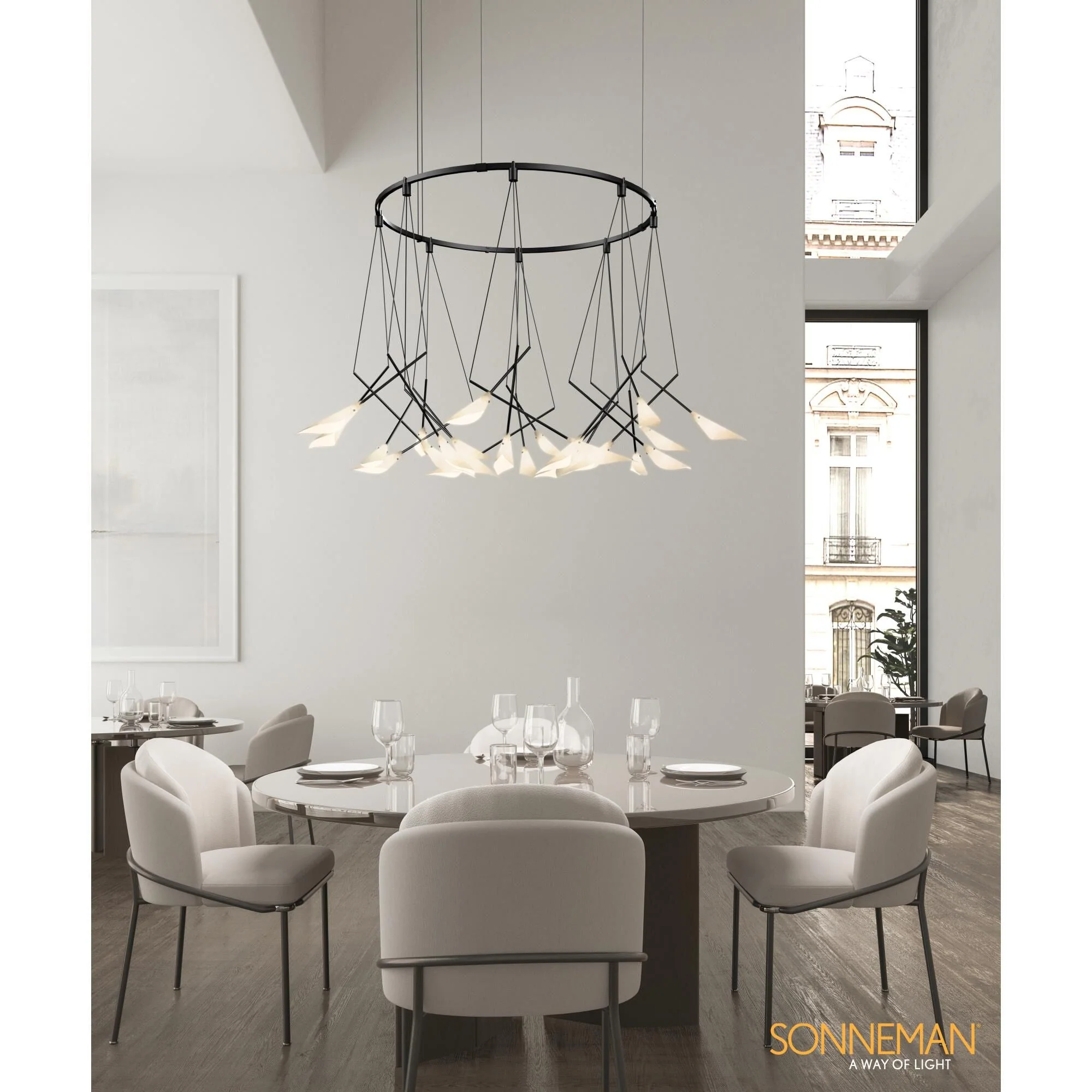 Sonneman Suspenders 54 Inch Led Large Pendant Cp407315 - Image 3