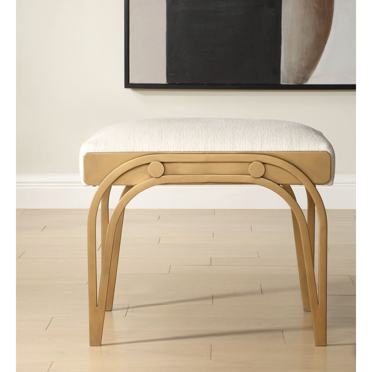 Casa Bella Living Unique Iron Framed Bench