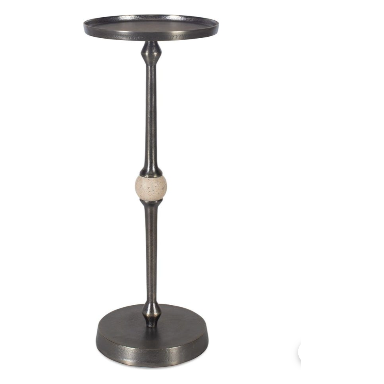 Casa Bella Living Rich Dark Bronze Iron Accent Table - Image 3