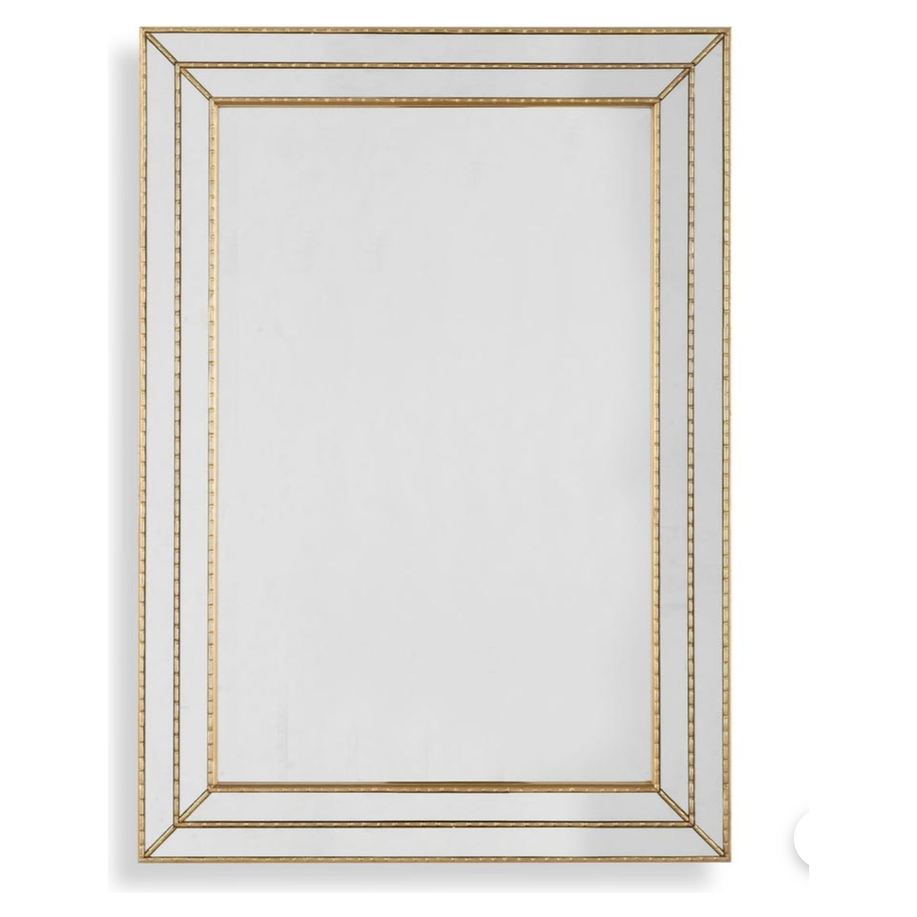 Casa Bella Living Metallic Gold Framed Mirror - Image 2