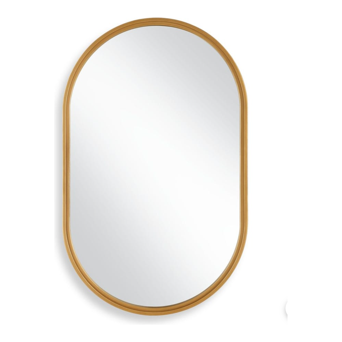 Casa Bella Living Iron Oval Gold Mirror - Image 2