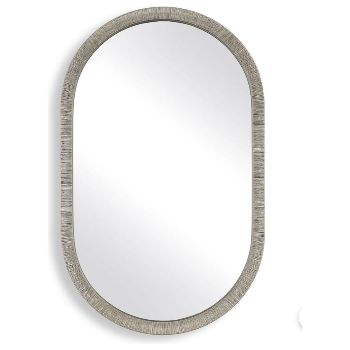 Casa Bella Living Radiant Silver Oval Mirror - Image 2