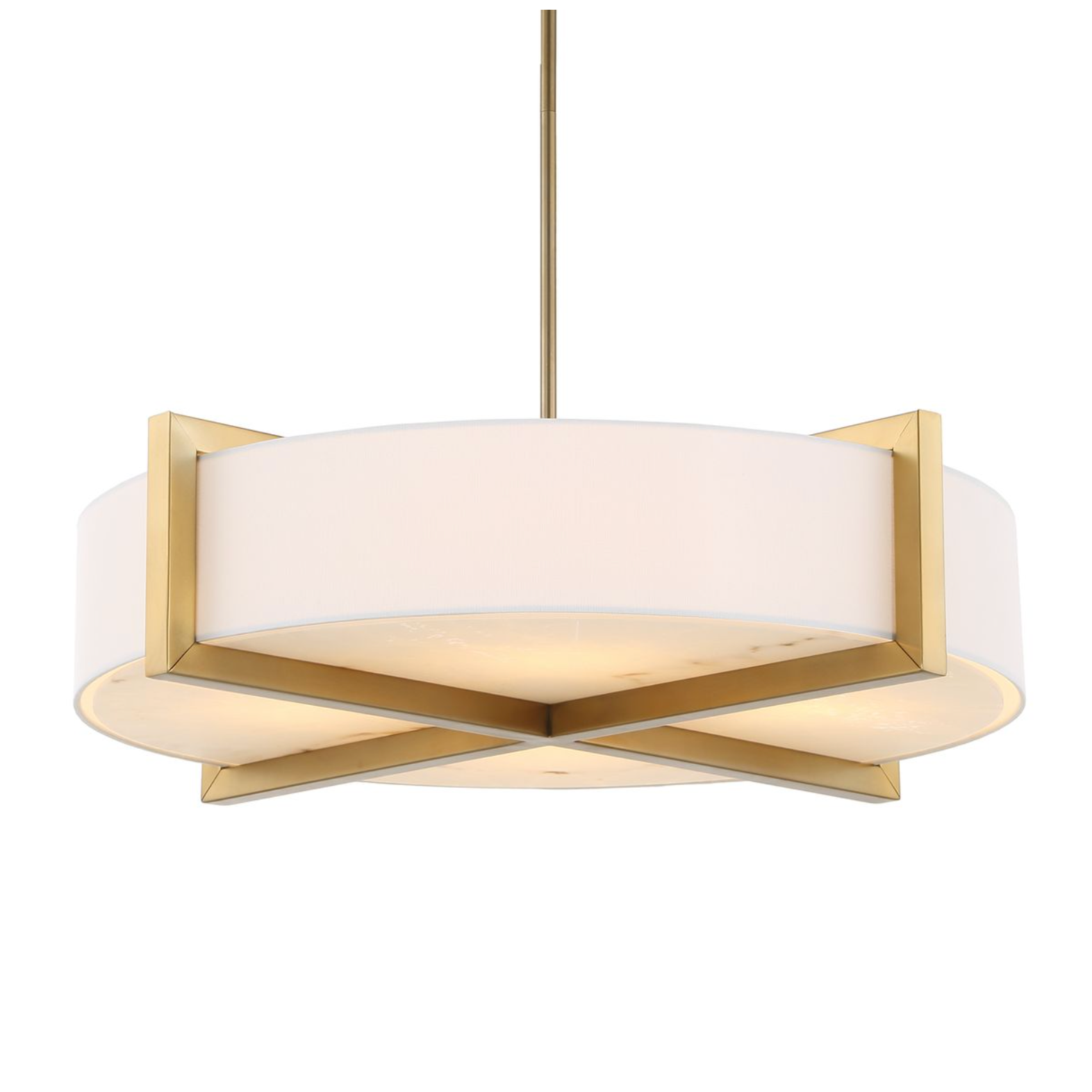 Uttermost Cresson Brushed Brass 4 Lt Pendant - Image 2