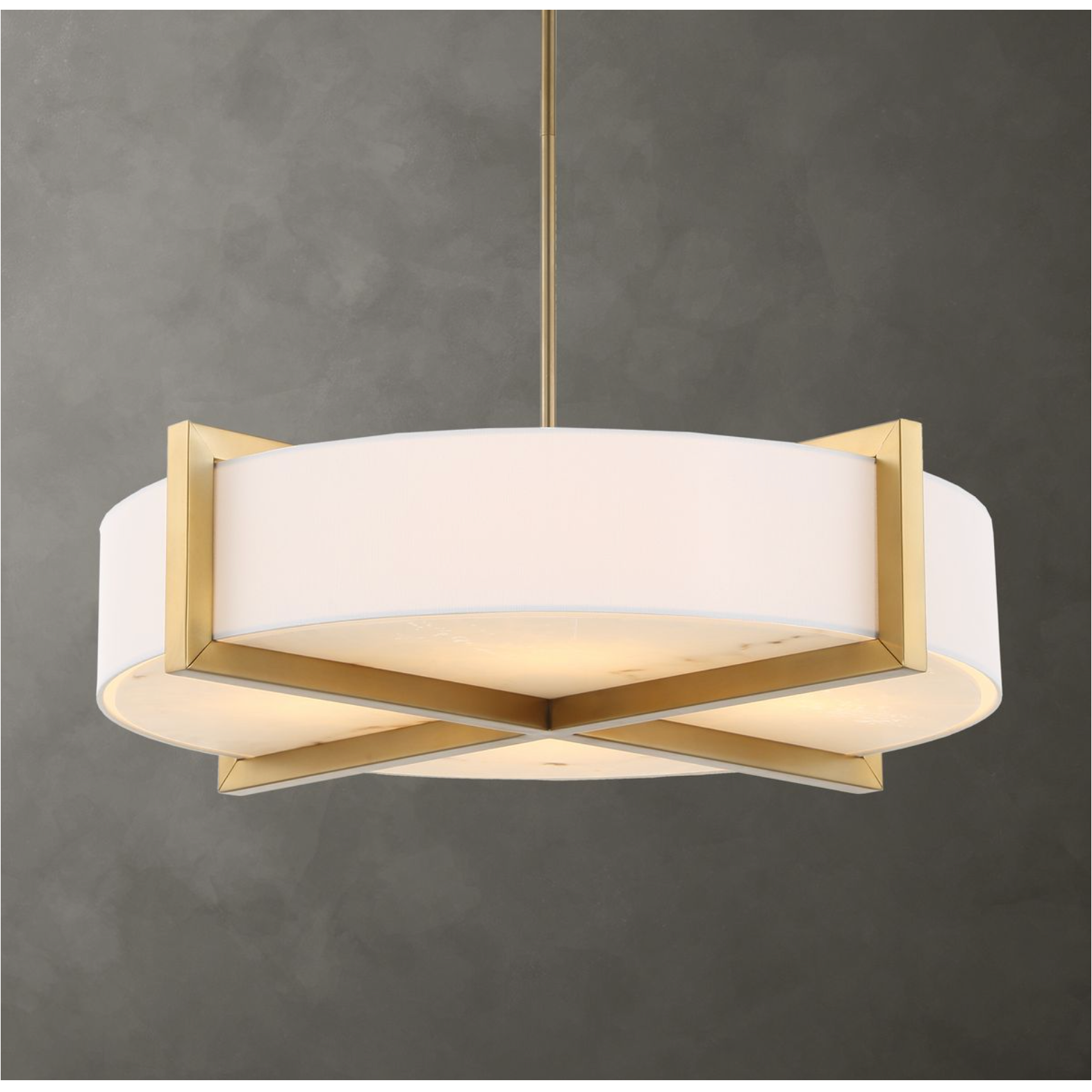 Uttermost Cresson Brushed Brass 4 Lt Pendant