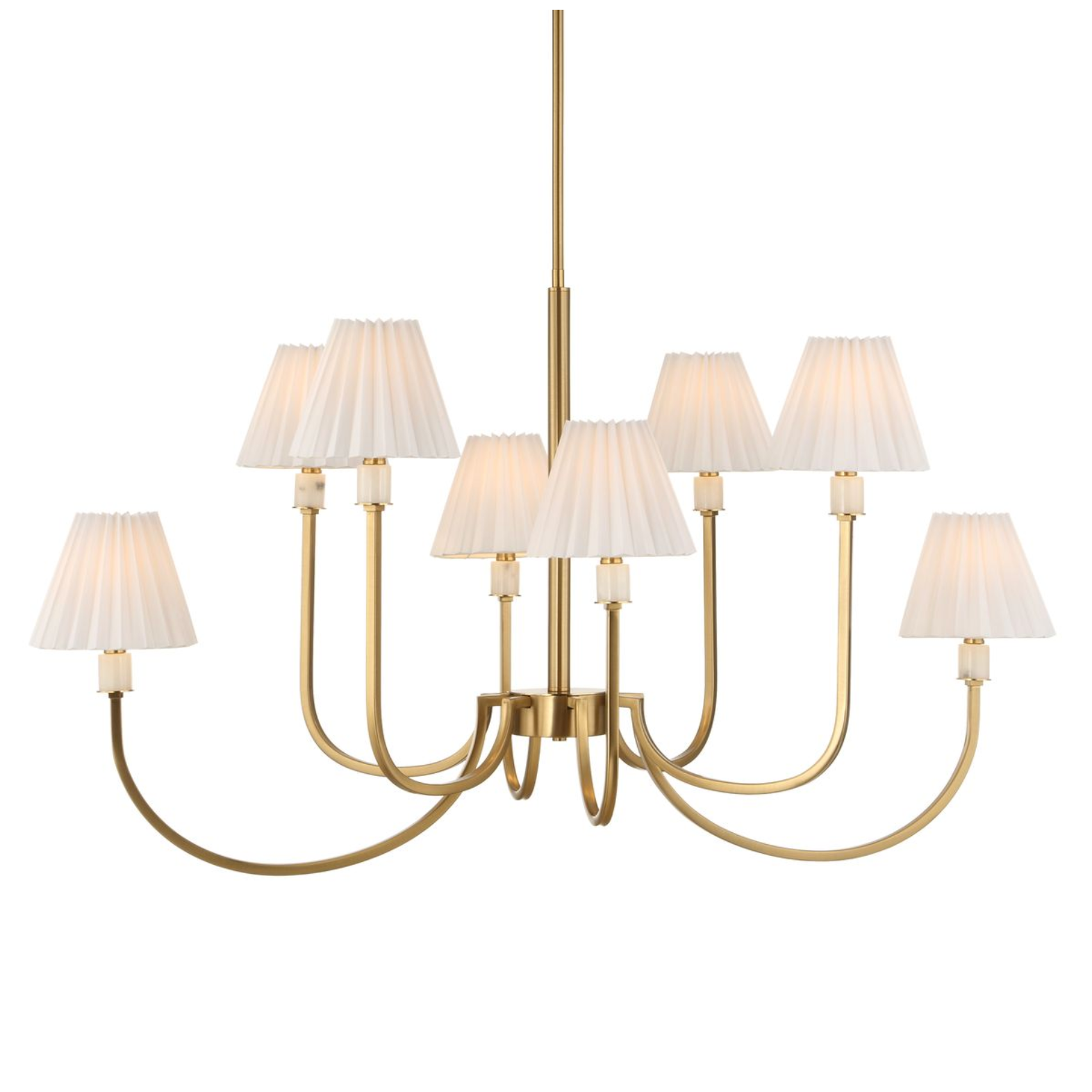 Uttermost Poppins Warm Brass Chandelier ~ 8 Lt - Image 2