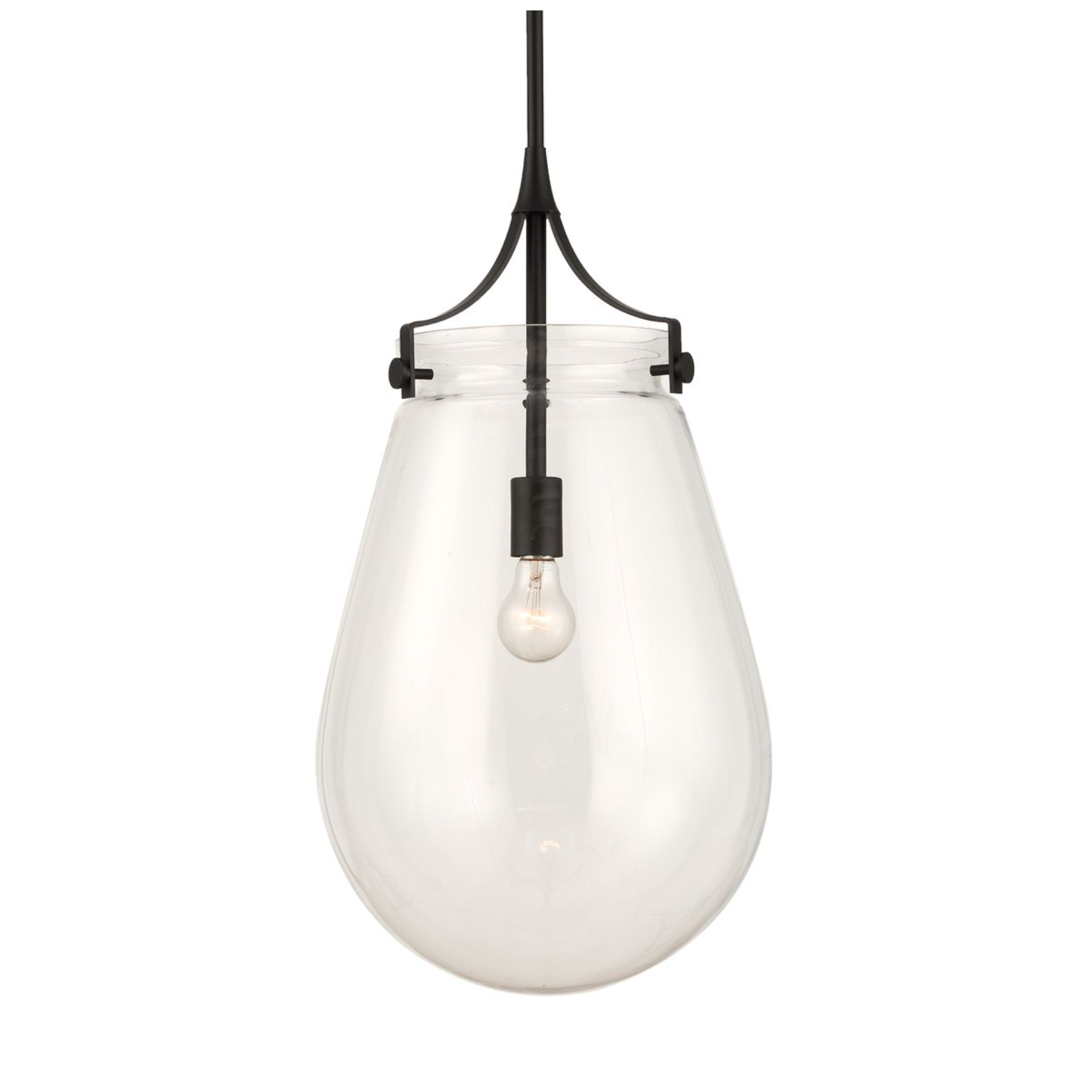 Uttermost Dewdrop Floating Clear Glass Pendant ~ 1 Lt - Image 2